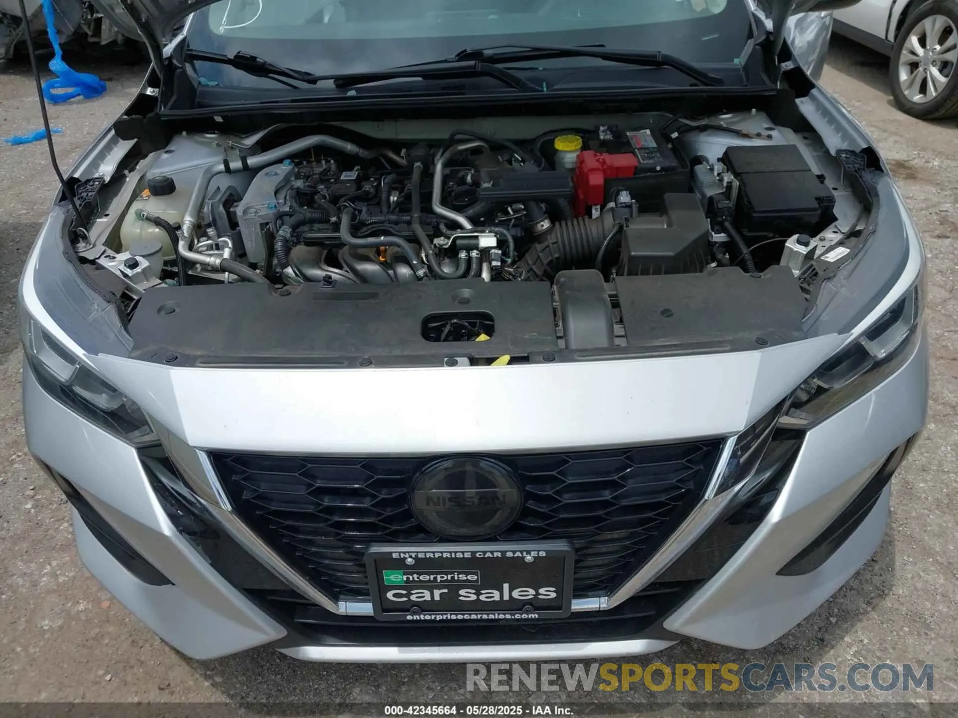 10 Photograph of a damaged car 3N1AB8CVXNY271913 NISSAN SENTRA 2022