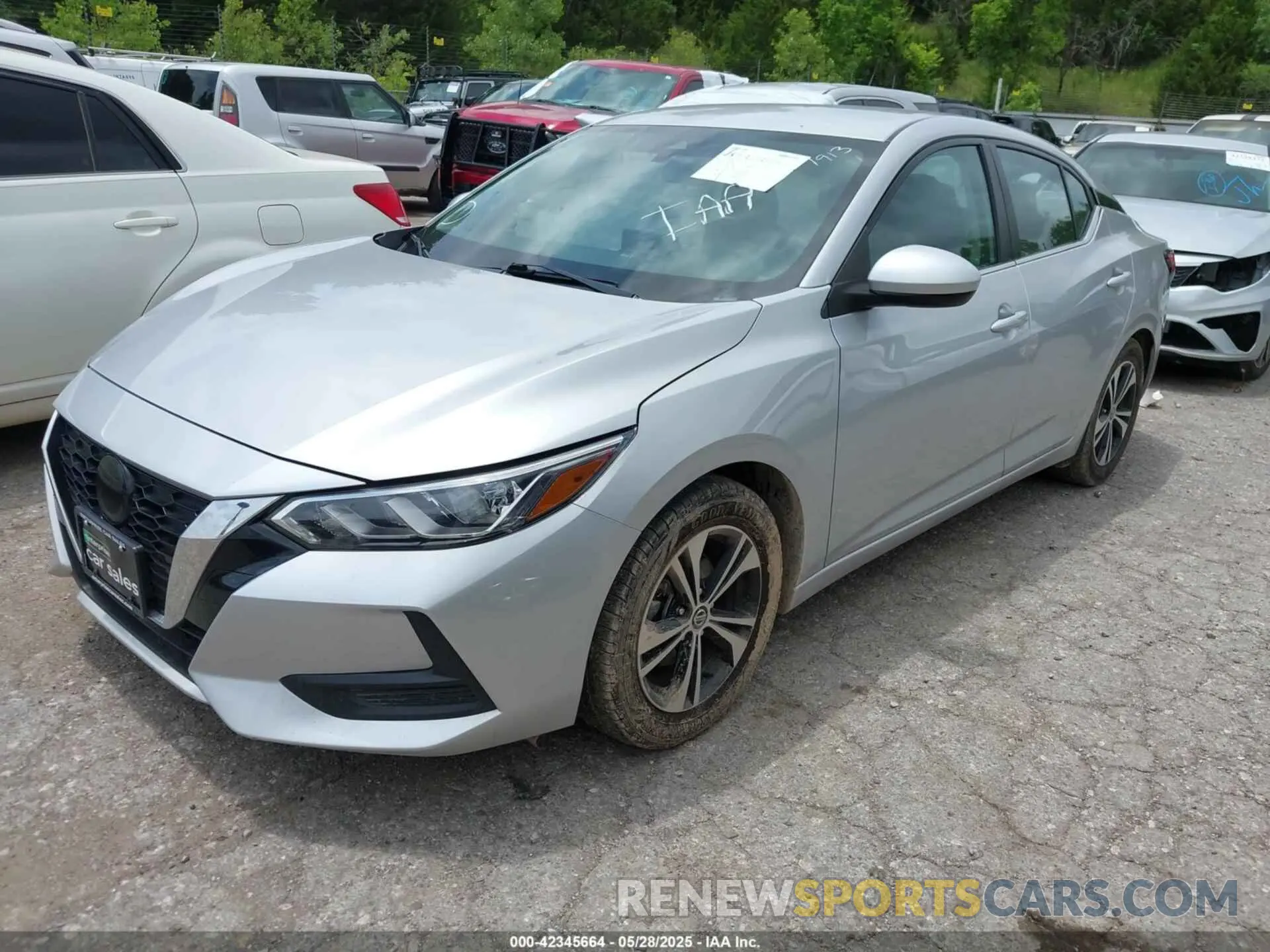 2 Photograph of a damaged car 3N1AB8CVXNY271913 NISSAN SENTRA 2022