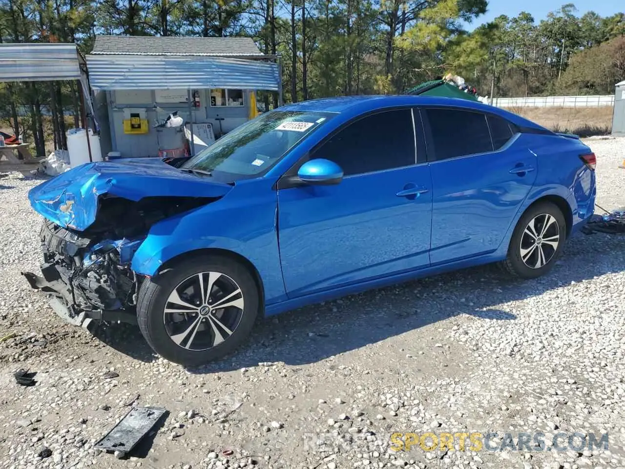 1 Photograph of a damaged car 3N1AB8CVXNY272950 NISSAN SENTRA 2022