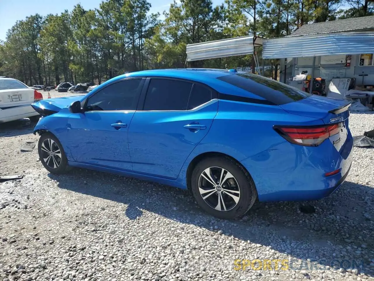 2 Photograph of a damaged car 3N1AB8CVXNY272950 NISSAN SENTRA 2022