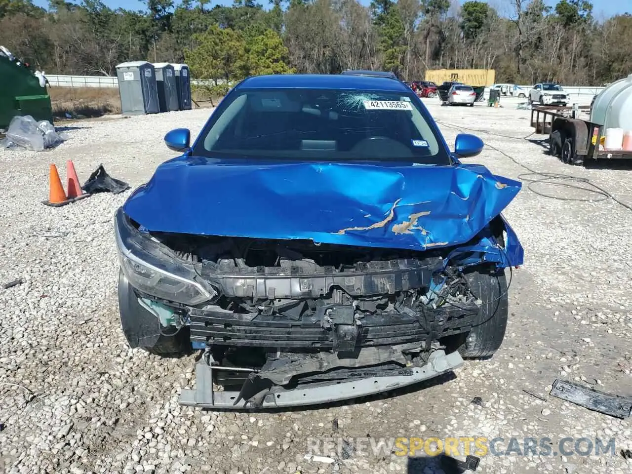 5 Photograph of a damaged car 3N1AB8CVXNY272950 NISSAN SENTRA 2022