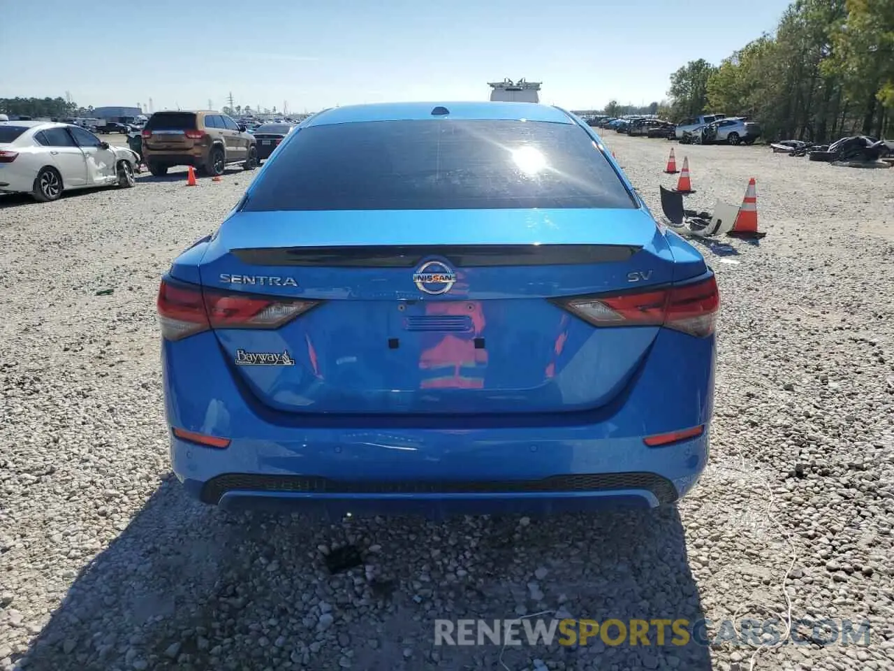 6 Photograph of a damaged car 3N1AB8CVXNY272950 NISSAN SENTRA 2022