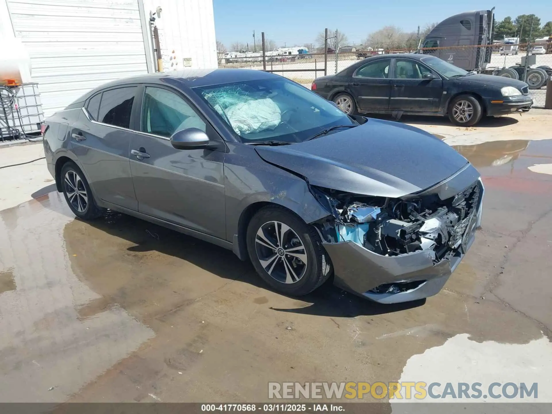 1 Photograph of a damaged car 3N1AB8CVXNY292096 NISSAN SENTRA 2022
