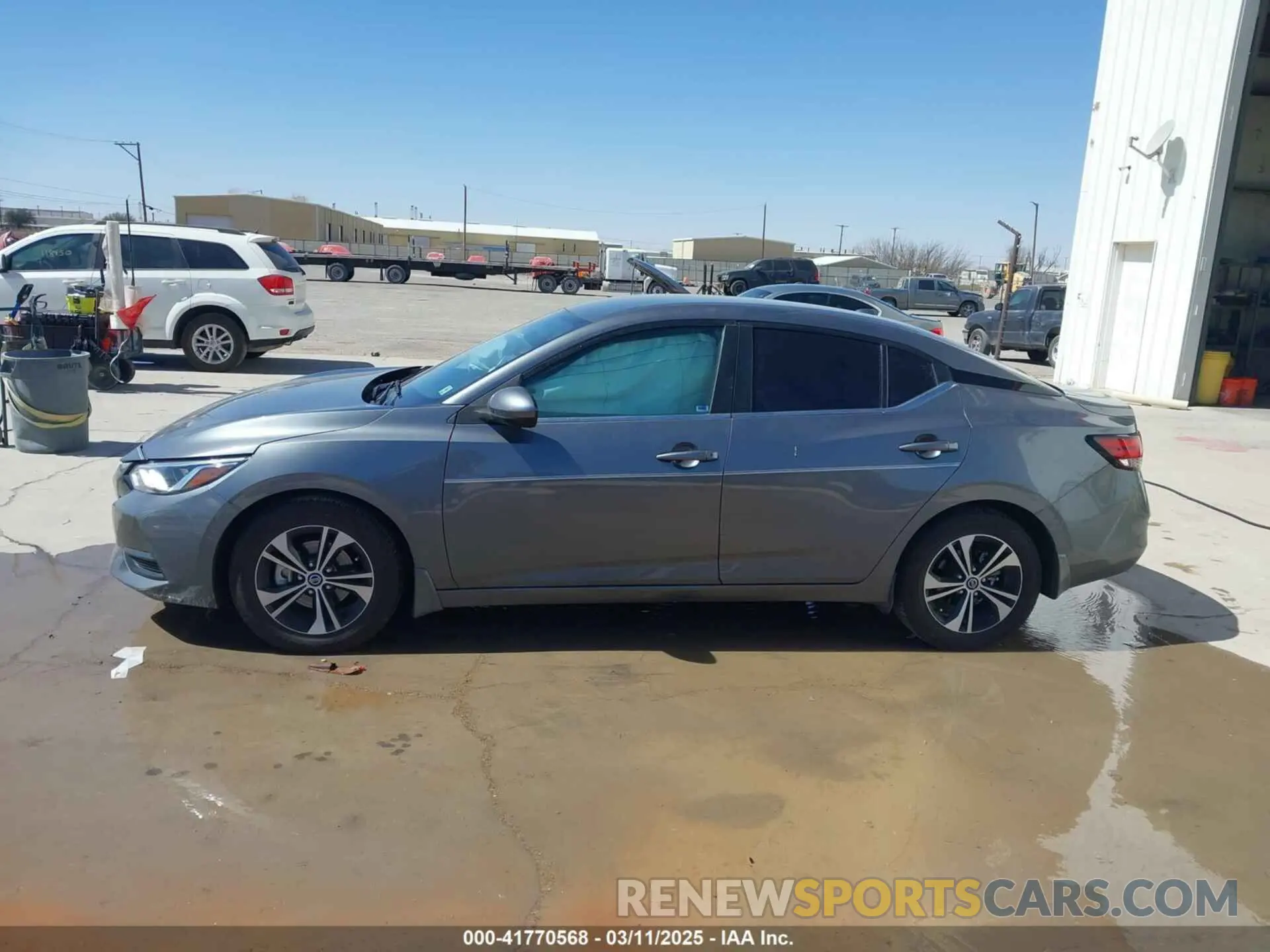 13 Photograph of a damaged car 3N1AB8CVXNY292096 NISSAN SENTRA 2022