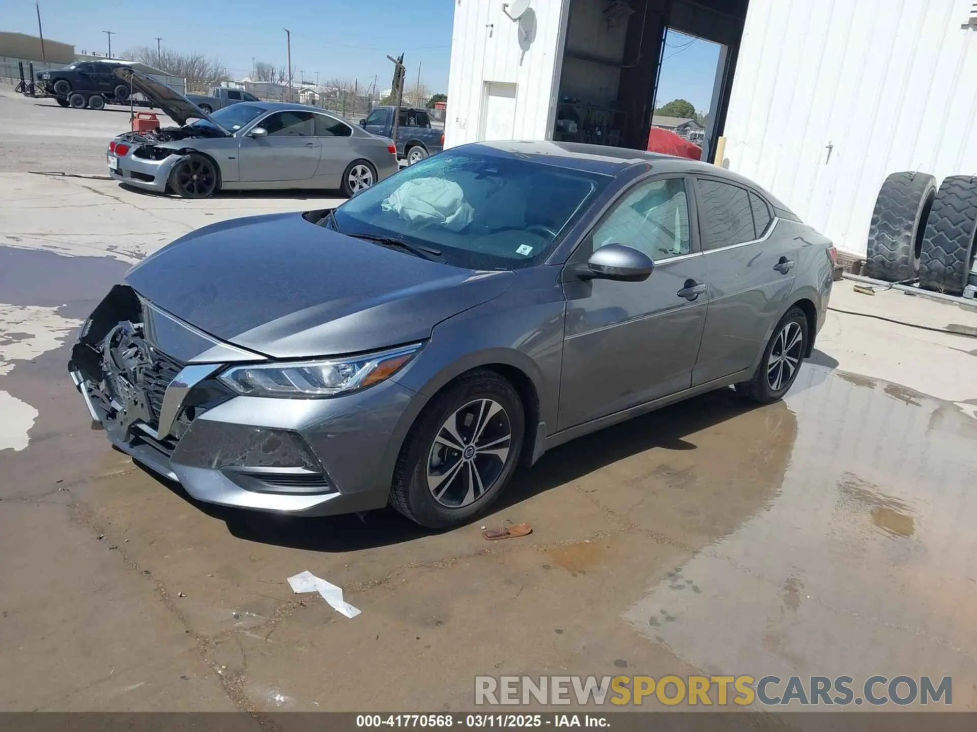 2 Photograph of a damaged car 3N1AB8CVXNY292096 NISSAN SENTRA 2022