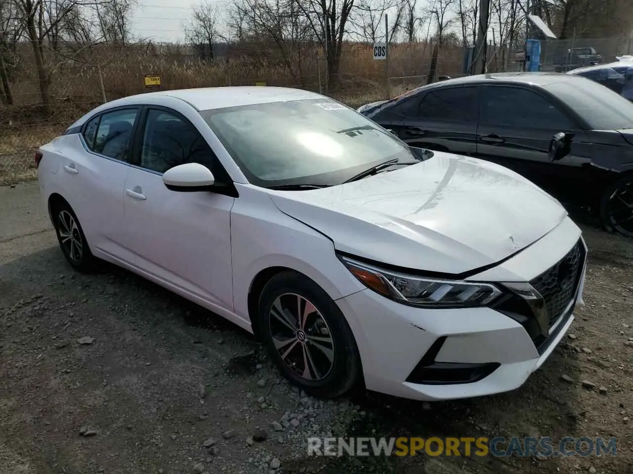 4 Photograph of a damaged car 3N1AB8CVXNY297153 NISSAN SENTRA 2022