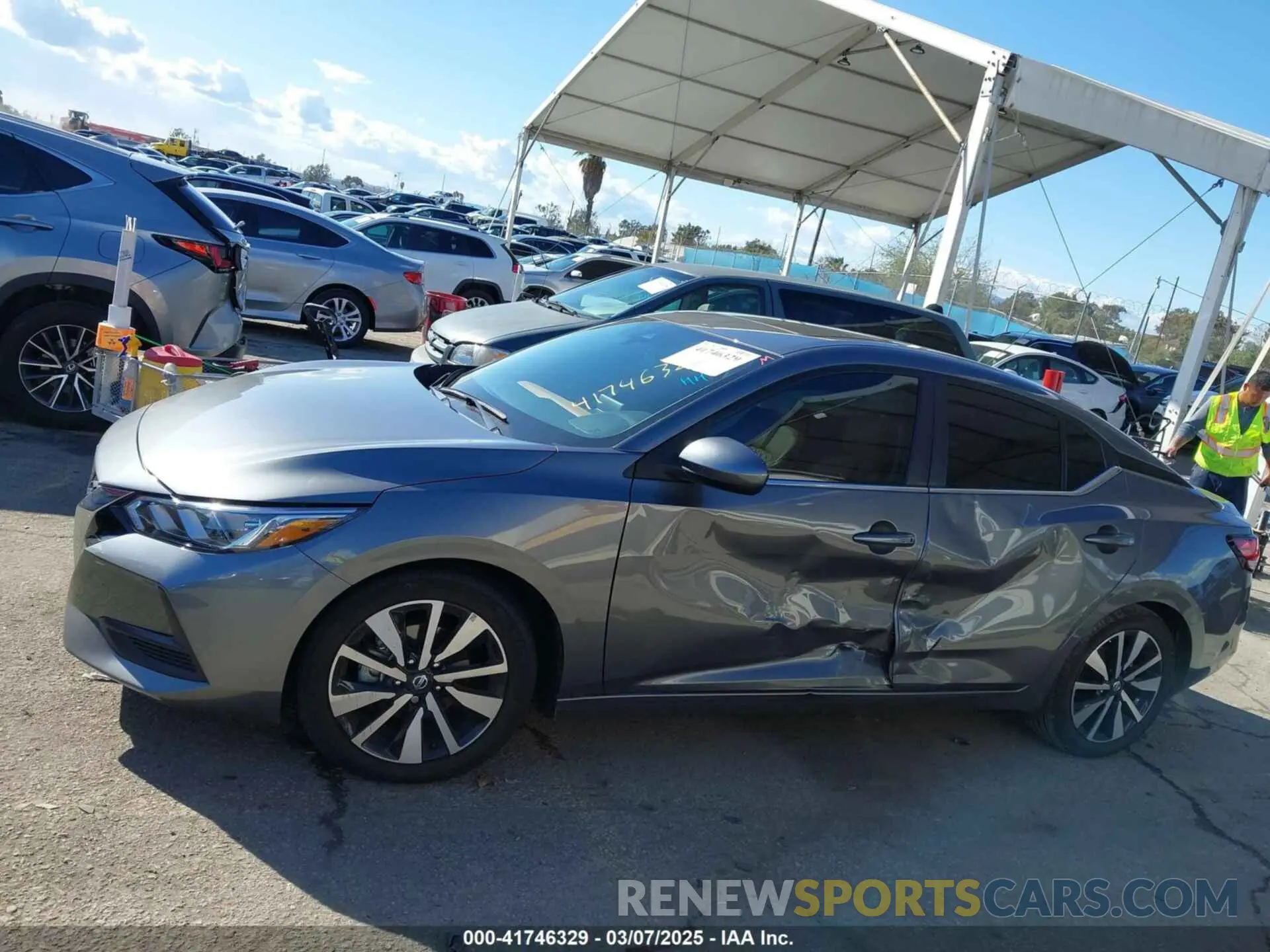 14 Photograph of a damaged car 3N1AB8CVXNY306188 NISSAN SENTRA 2022