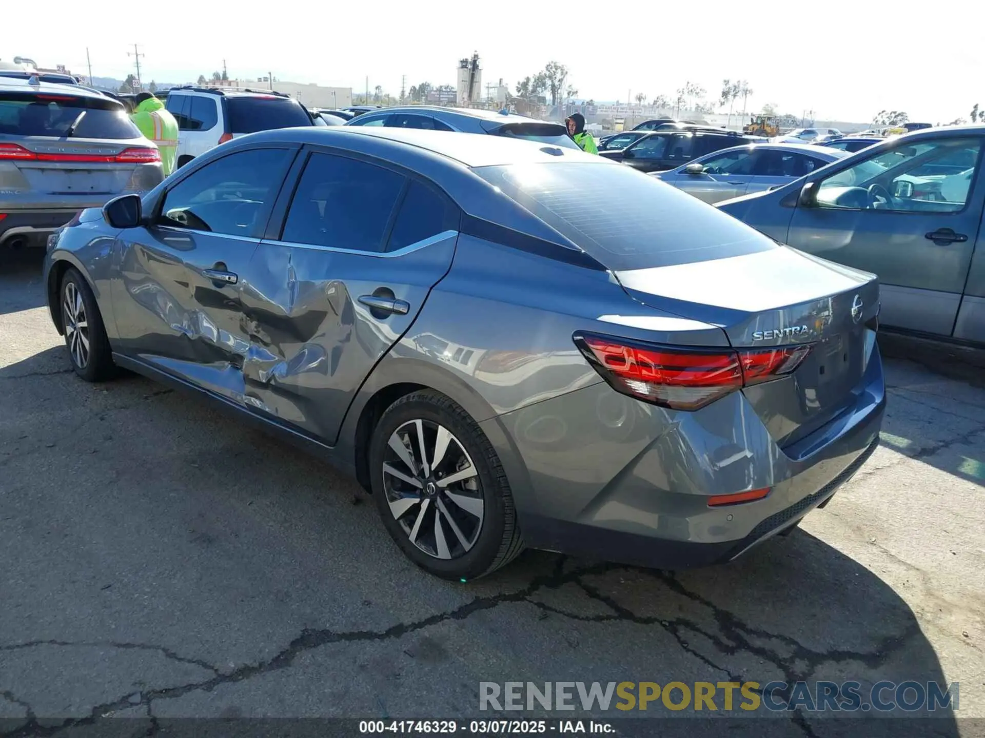 3 Photograph of a damaged car 3N1AB8CVXNY306188 NISSAN SENTRA 2022