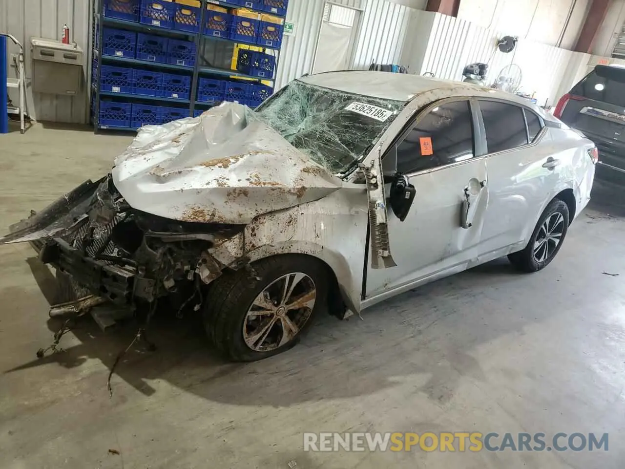 1 Photograph of a damaged car 3N1AB8CVXNY313951 NISSAN SENTRA 2022