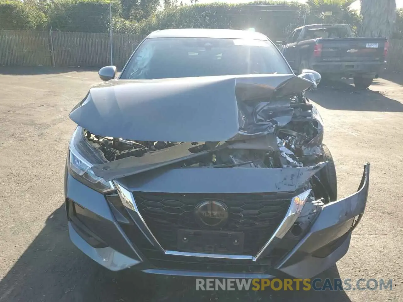 5 Photograph of a damaged car 3N1AB8CVXNY317384 NISSAN SENTRA 2022