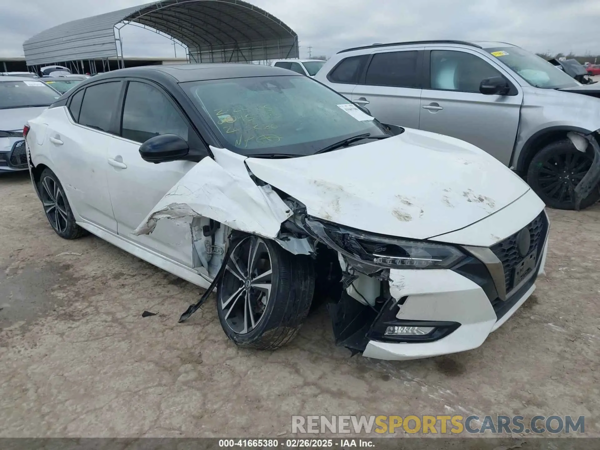 1 Photograph of a damaged car 3N1AB8DV0NY203280 NISSAN SENTRA 2022