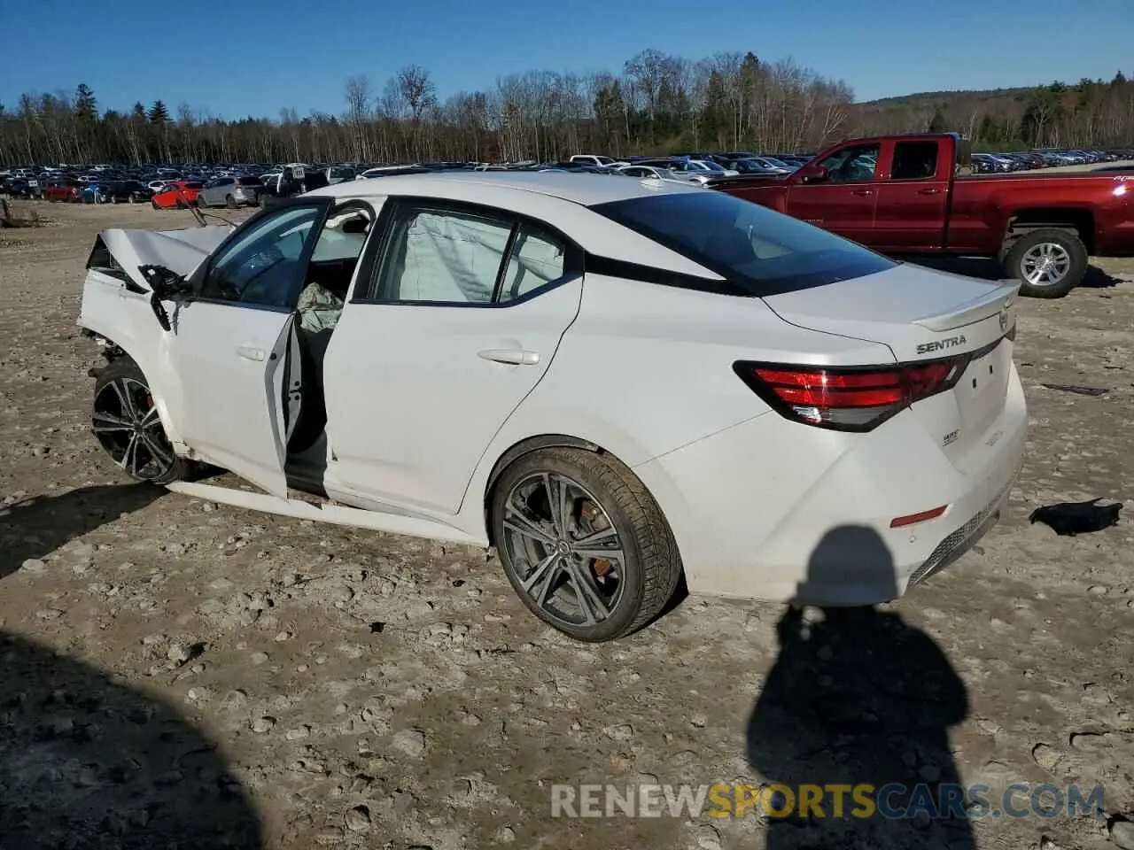 2 Photograph of a damaged car 3N1AB8DV0NY203604 NISSAN SENTRA 2022