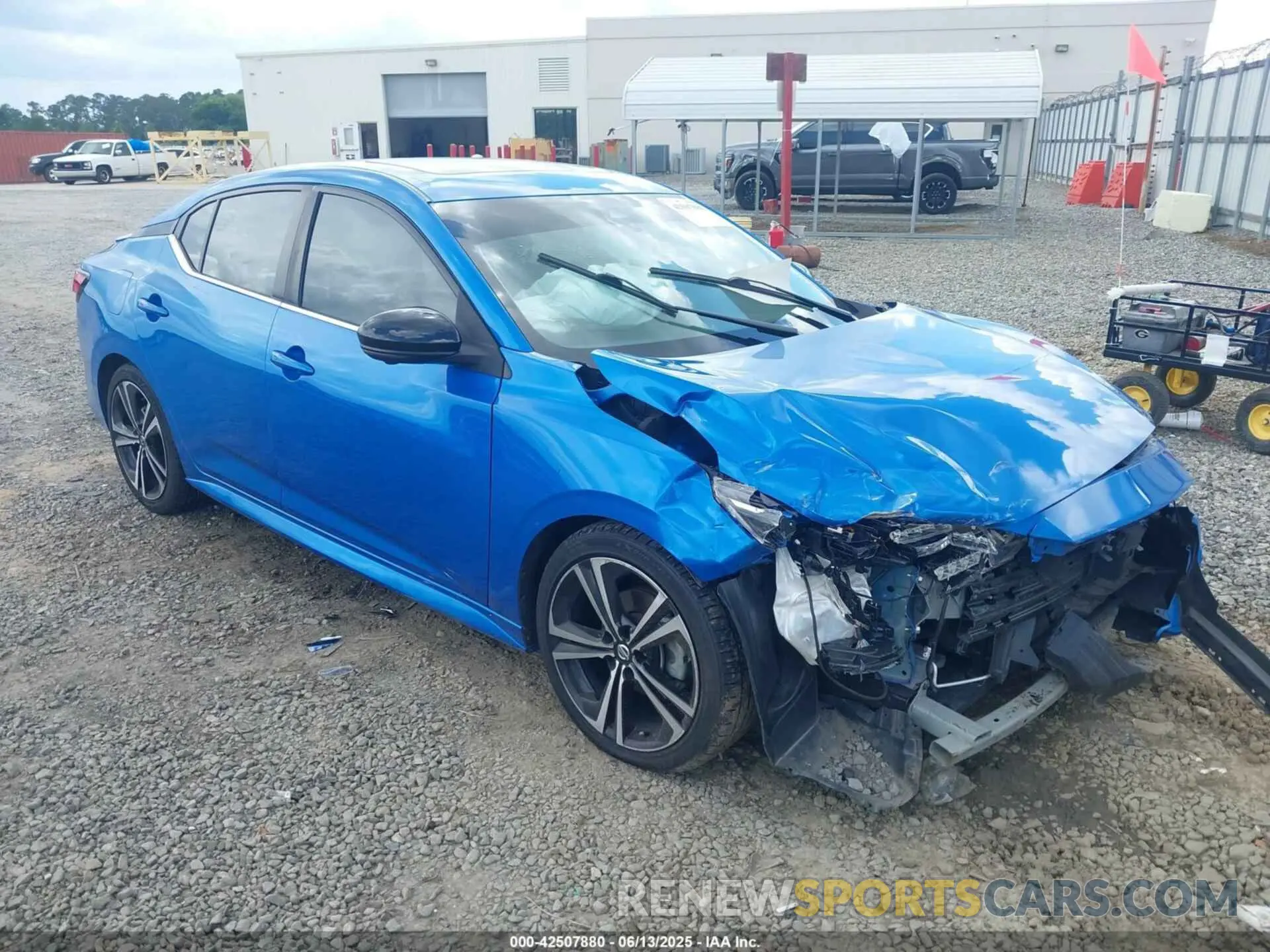 1 Photograph of a damaged car 3N1AB8DV0NY218538 NISSAN SENTRA 2022