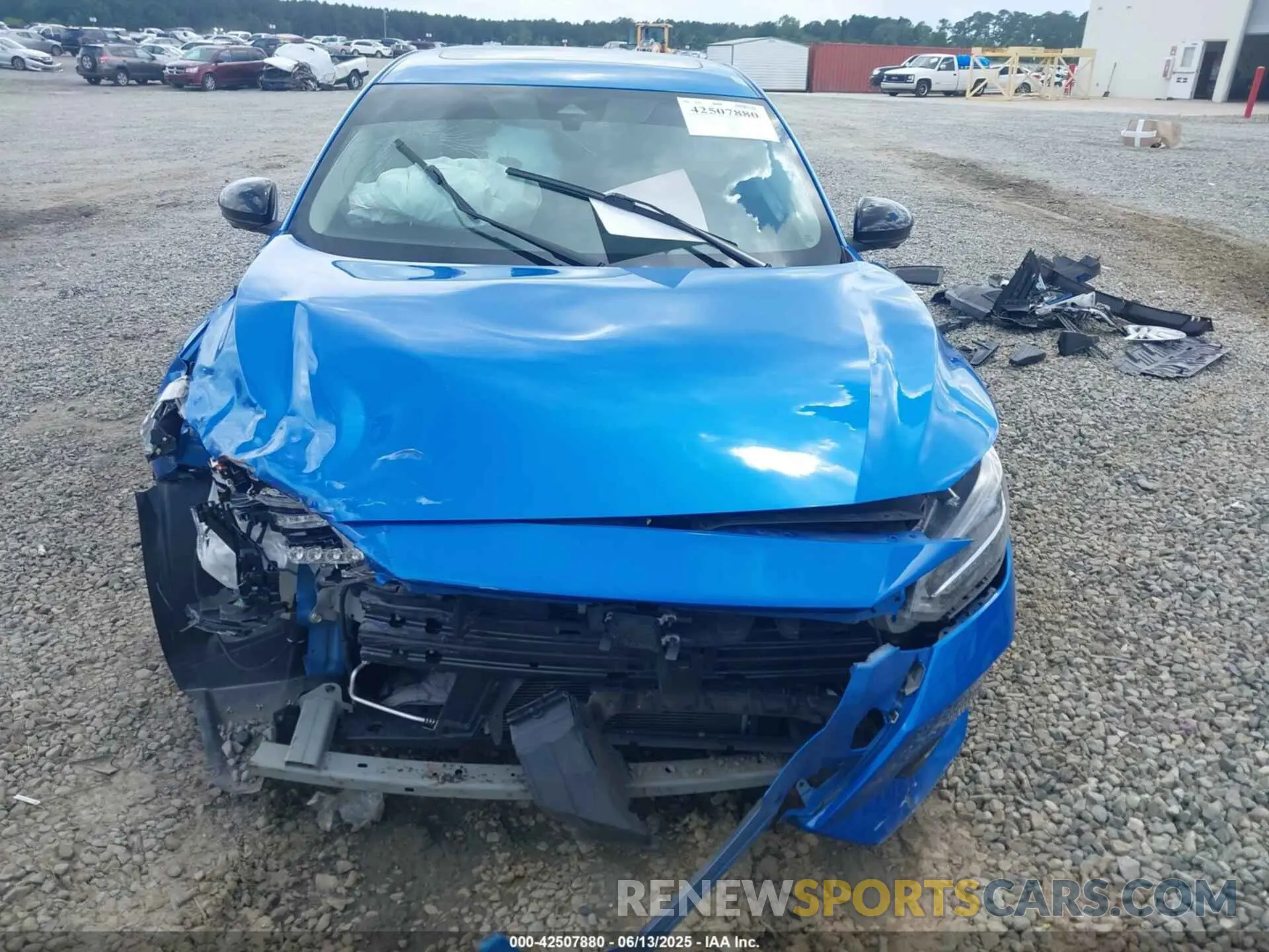 13 Photograph of a damaged car 3N1AB8DV0NY218538 NISSAN SENTRA 2022