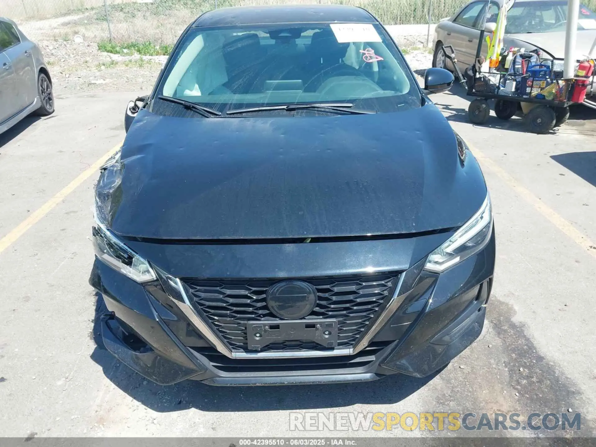 12 Photograph of a damaged car 3N1AB8DV0NY226705 NISSAN SENTRA 2022