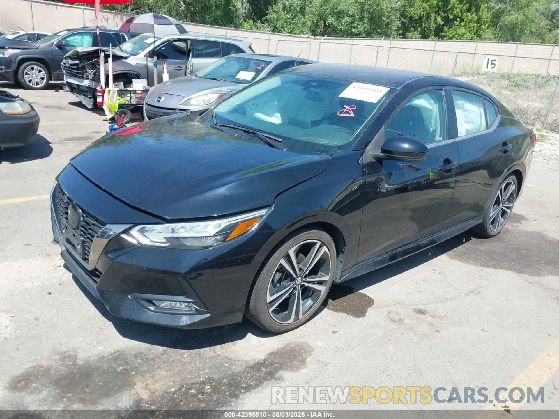 2 Photograph of a damaged car 3N1AB8DV0NY226705 NISSAN SENTRA 2022