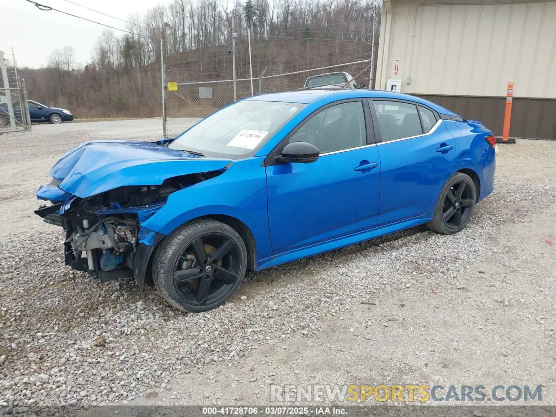 2 Photograph of a damaged car 3N1AB8DV0NY250972 NISSAN SENTRA 2022