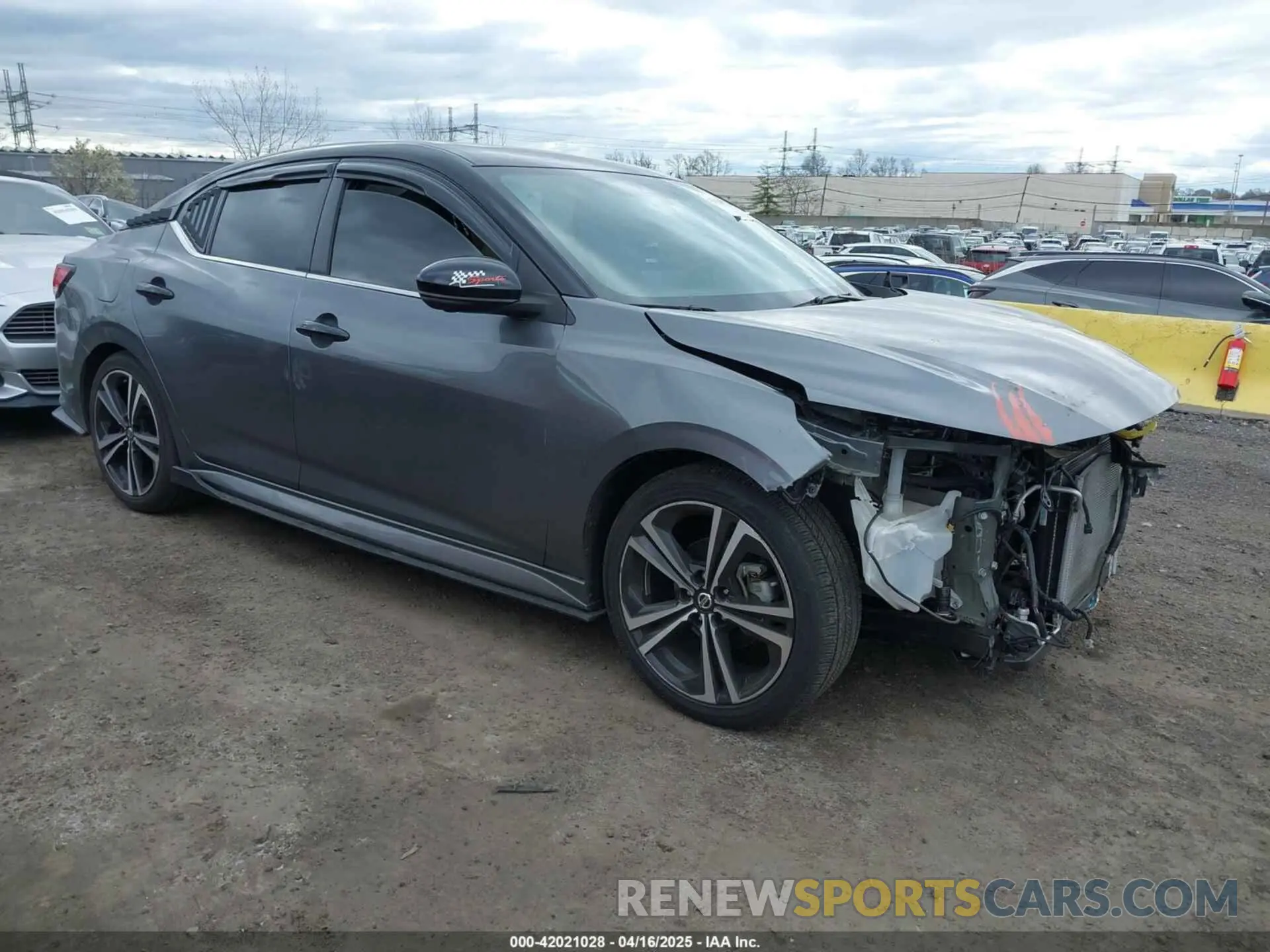 1 Photograph of a damaged car 3N1AB8DV0NY252401 NISSAN SENTRA 2022
