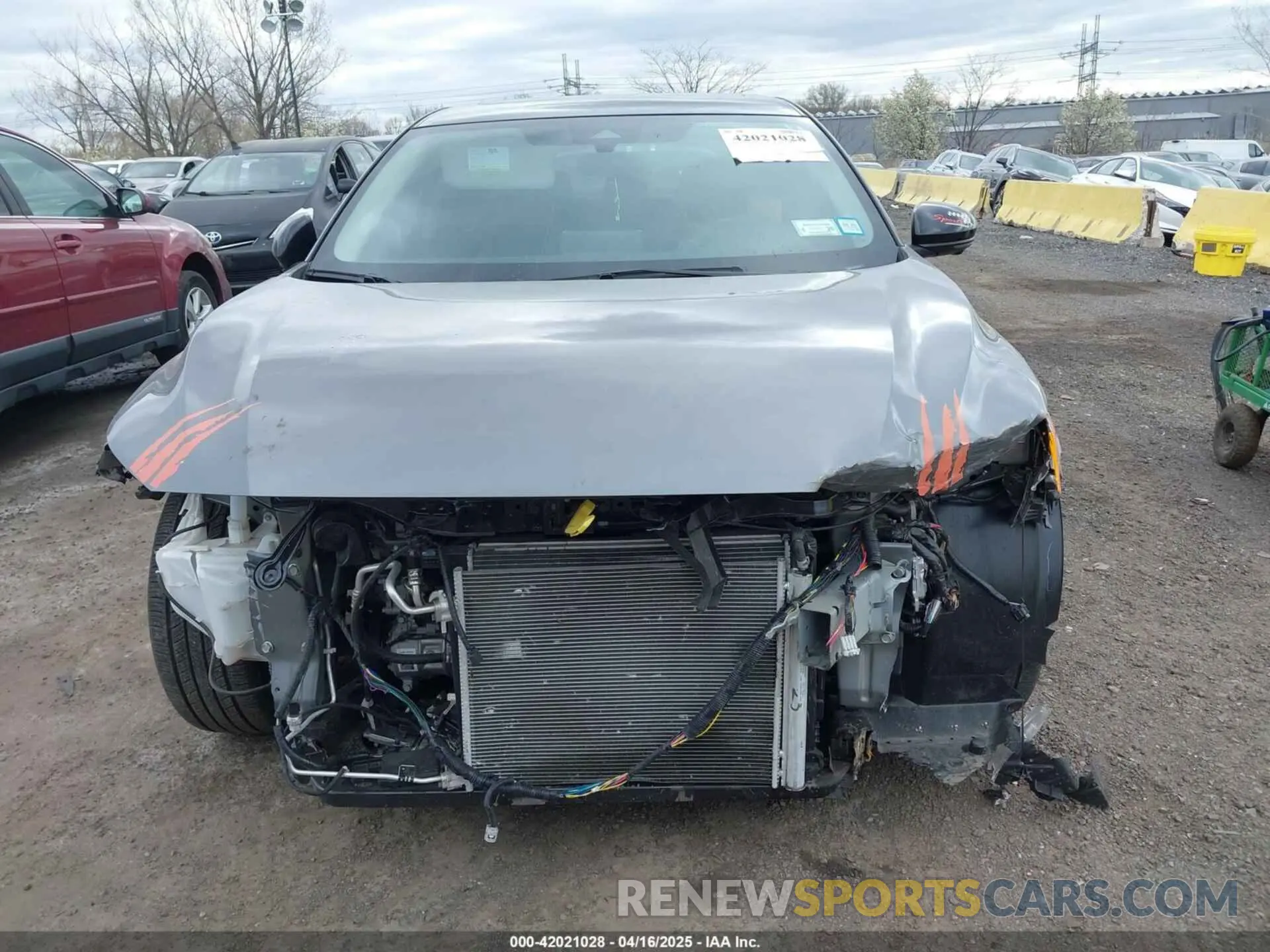12 Photograph of a damaged car 3N1AB8DV0NY252401 NISSAN SENTRA 2022