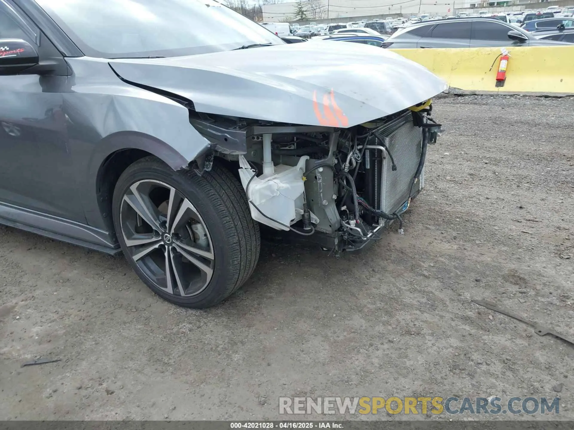 17 Photograph of a damaged car 3N1AB8DV0NY252401 NISSAN SENTRA 2022