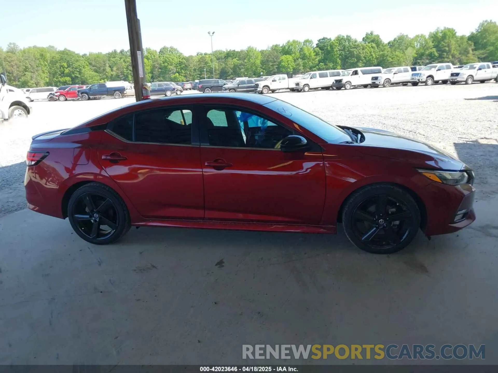 13 Photograph of a damaged car 3N1AB8DV0NY287780 NISSAN SENTRA 2022