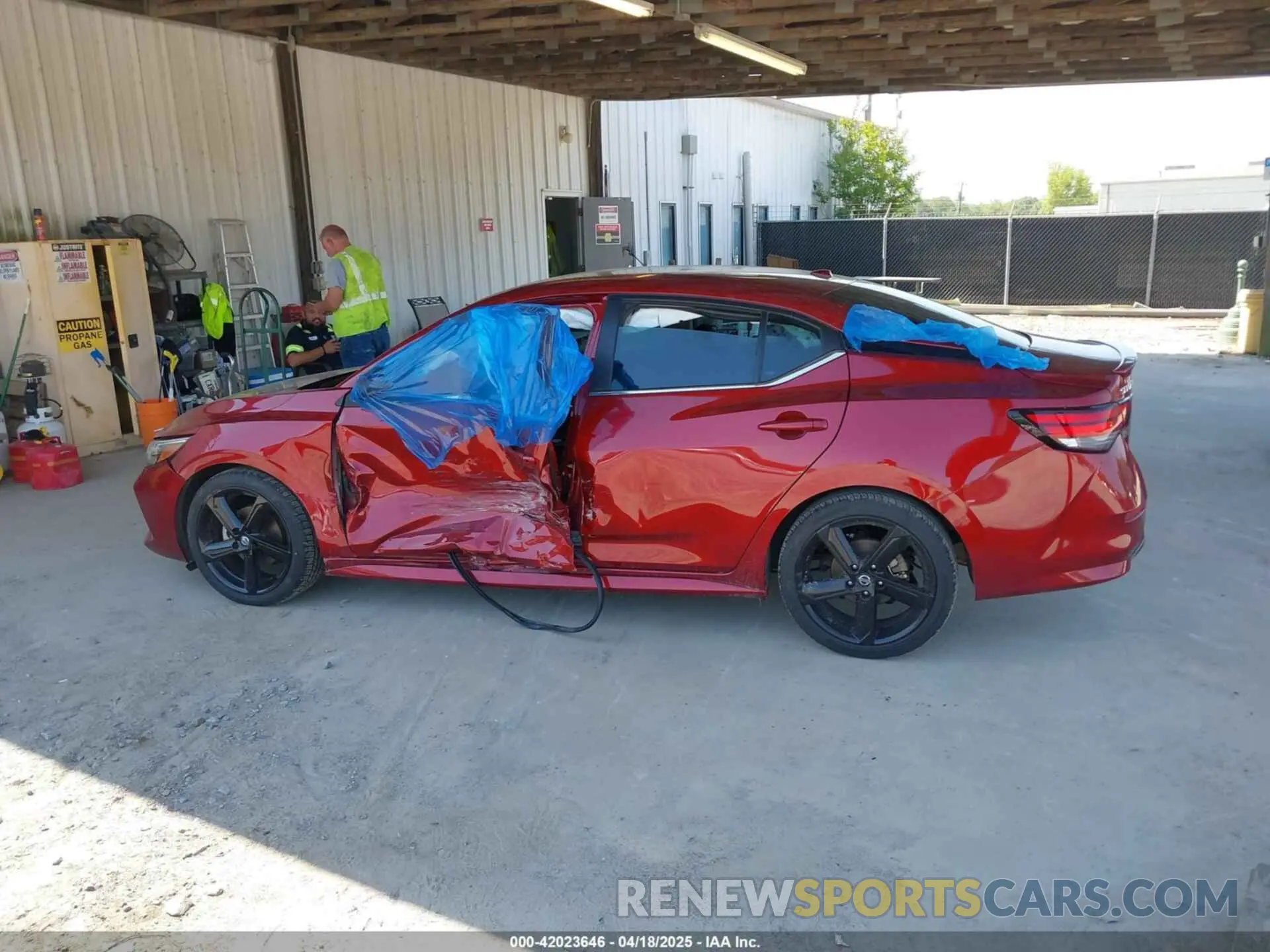 14 Photograph of a damaged car 3N1AB8DV0NY287780 NISSAN SENTRA 2022