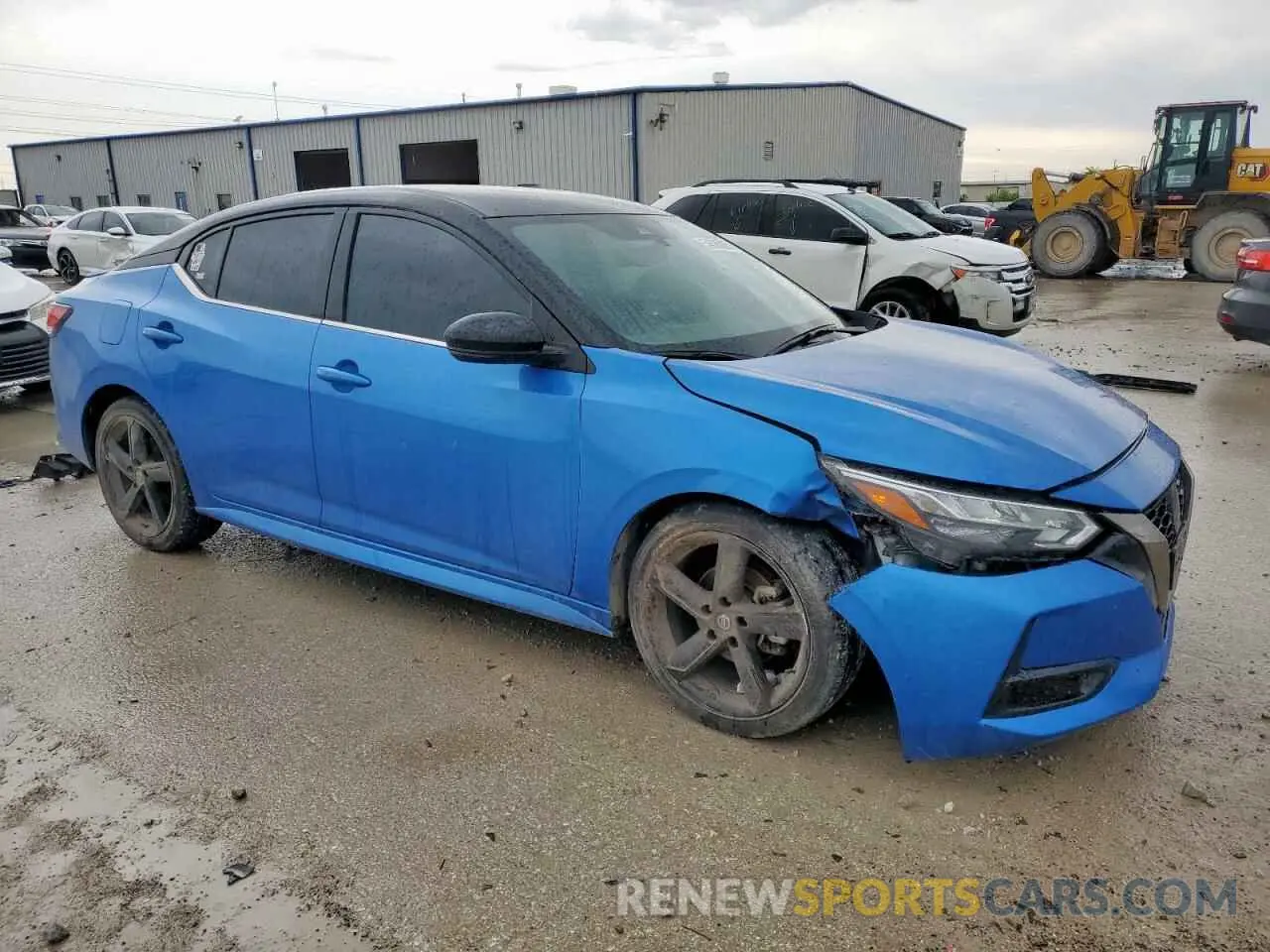 4 Photograph of a damaged car 3N1AB8DV0NY308322 NISSAN SENTRA 2022