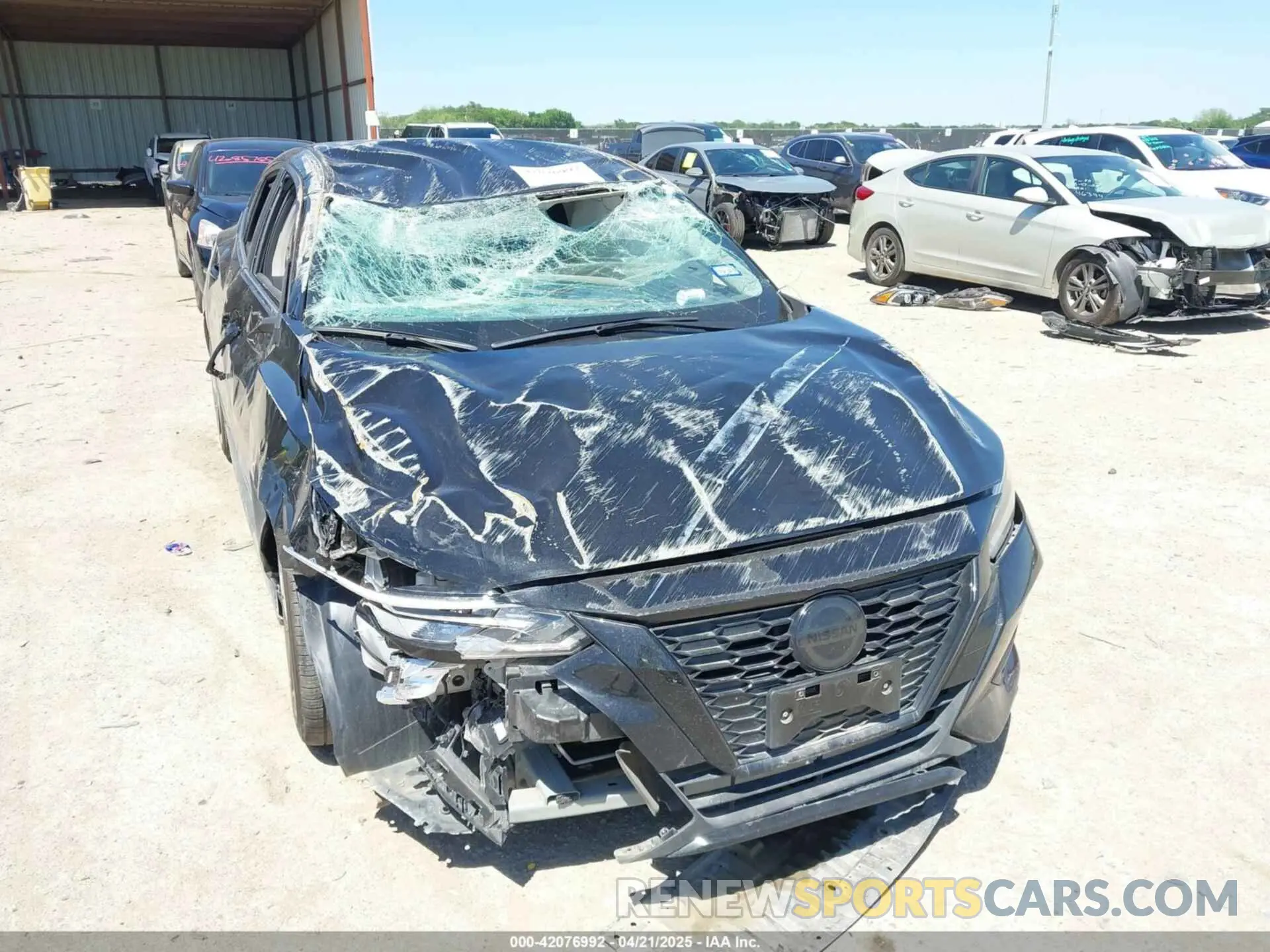 6 Photograph of a damaged car 3N1AB8DV0NY313438 NISSAN SENTRA 2022