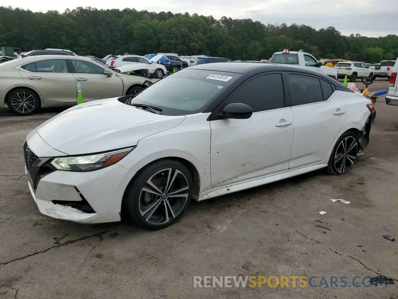 1 Photograph of a damaged car 3N1AB8DV1NY209122 NISSAN SENTRA 2022