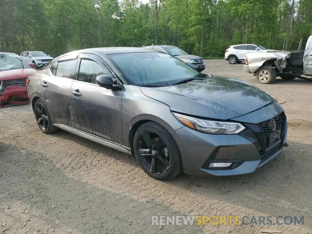 4 Photograph of a damaged car 3N1AB8DV1NY219147 NISSAN SENTRA 2022