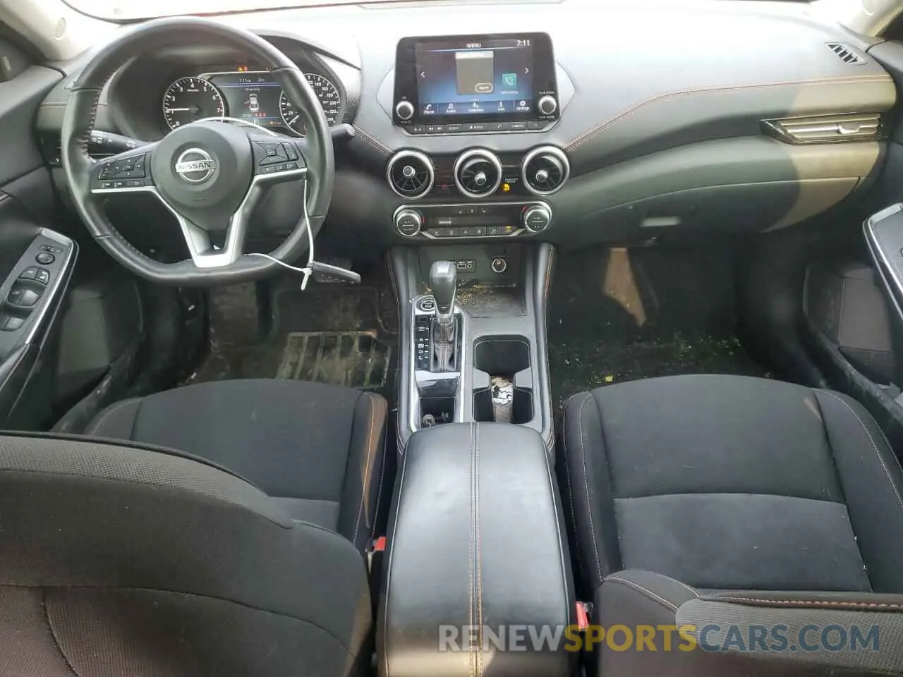 8 Photograph of a damaged car 3N1AB8DV1NY219147 NISSAN SENTRA 2022