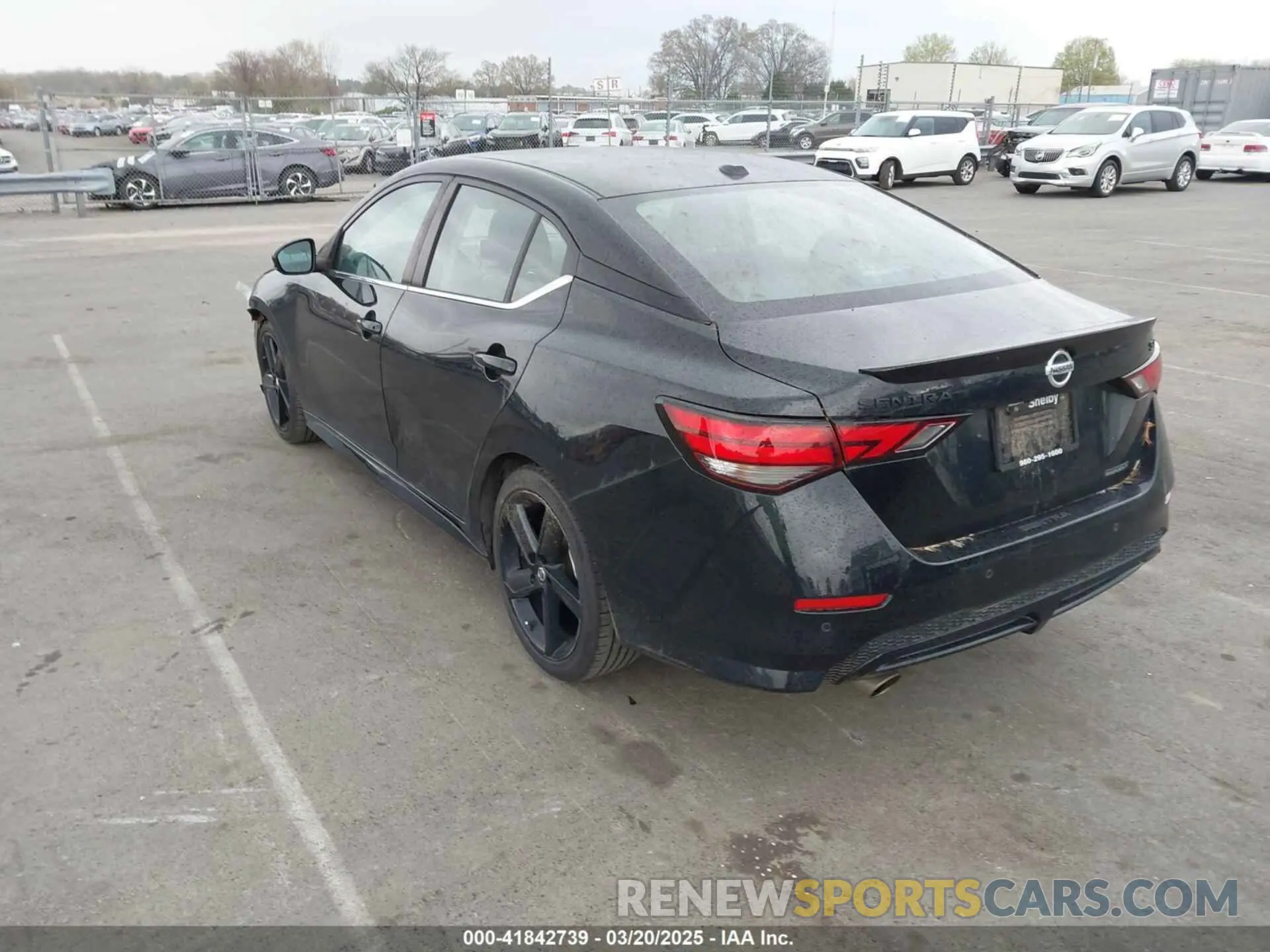 3 Photograph of a damaged car 3N1AB8DV1NY231461 NISSAN SENTRA 2022