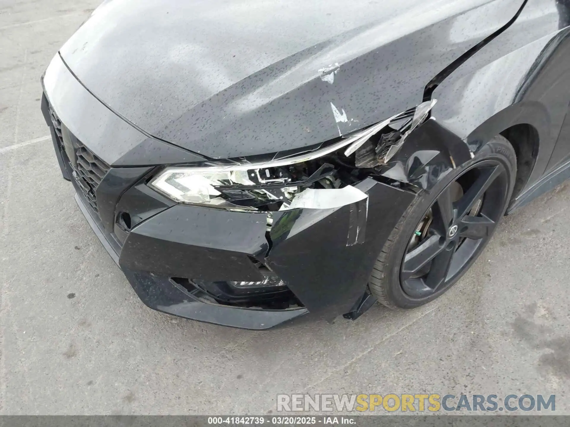 6 Photograph of a damaged car 3N1AB8DV1NY231461 NISSAN SENTRA 2022