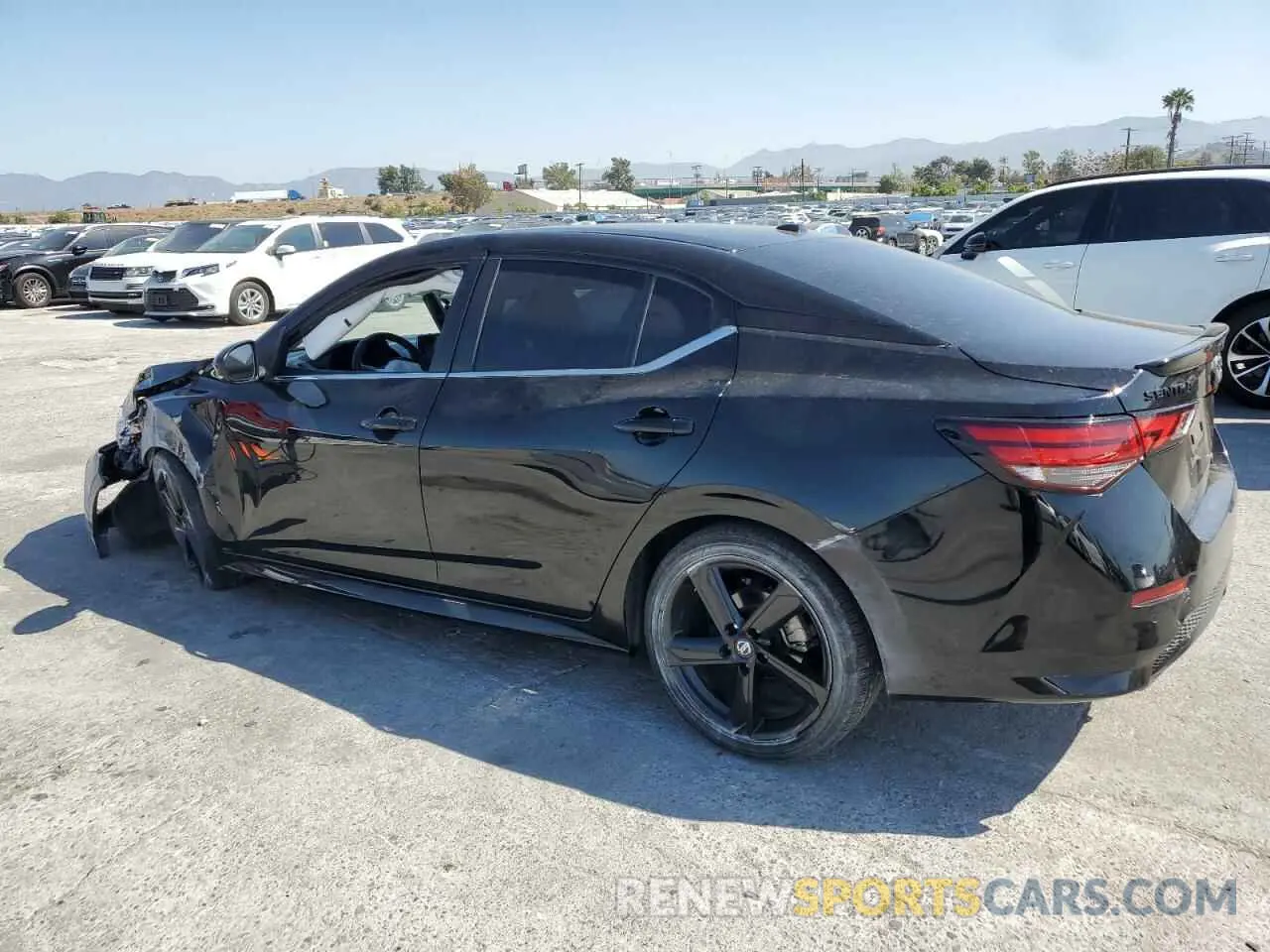 2 Photograph of a damaged car 3N1AB8DV1NY295967 NISSAN SENTRA 2022