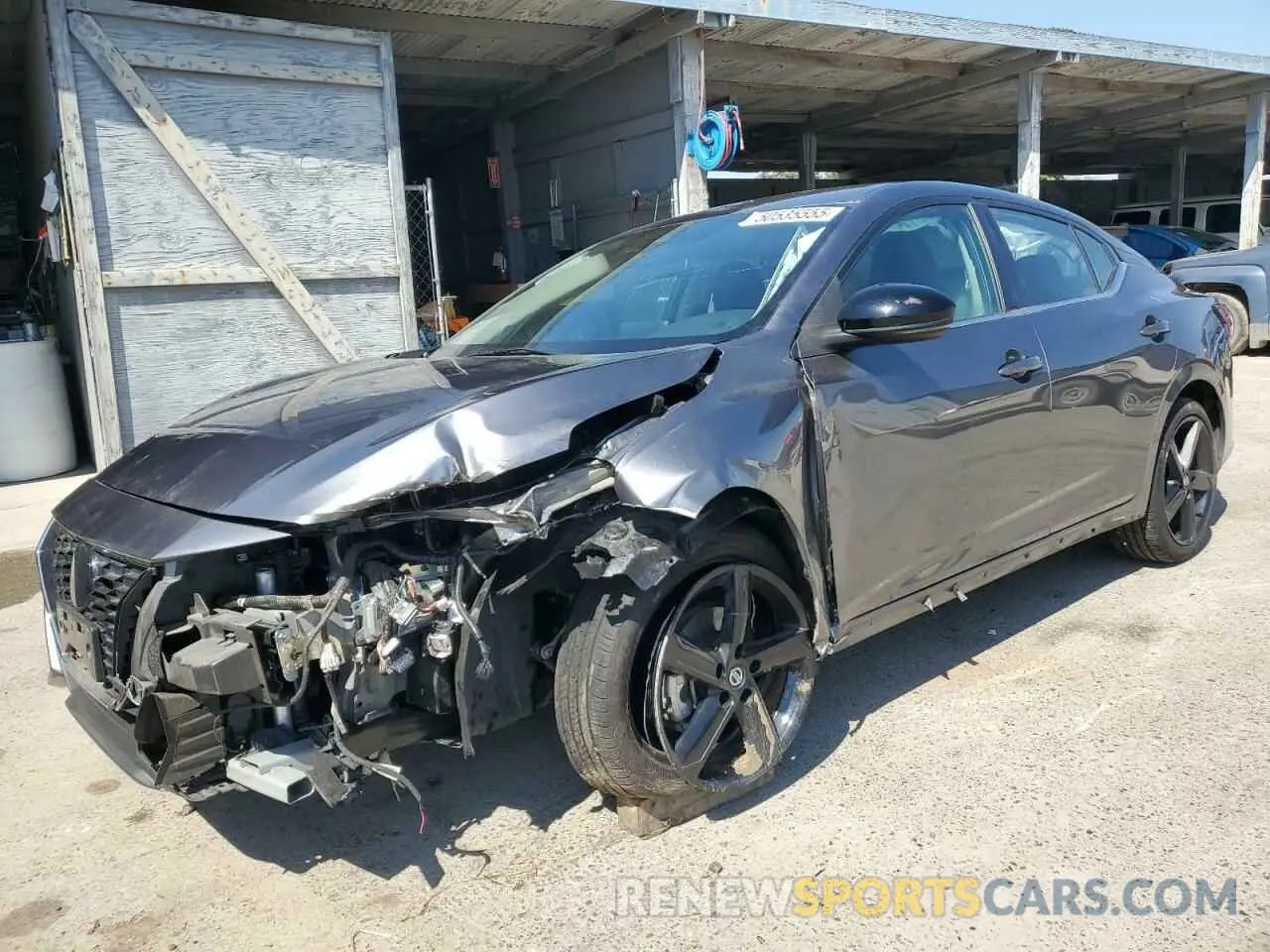 1 Photograph of a damaged car 3N1AB8DV1NY298125 NISSAN SENTRA 2022