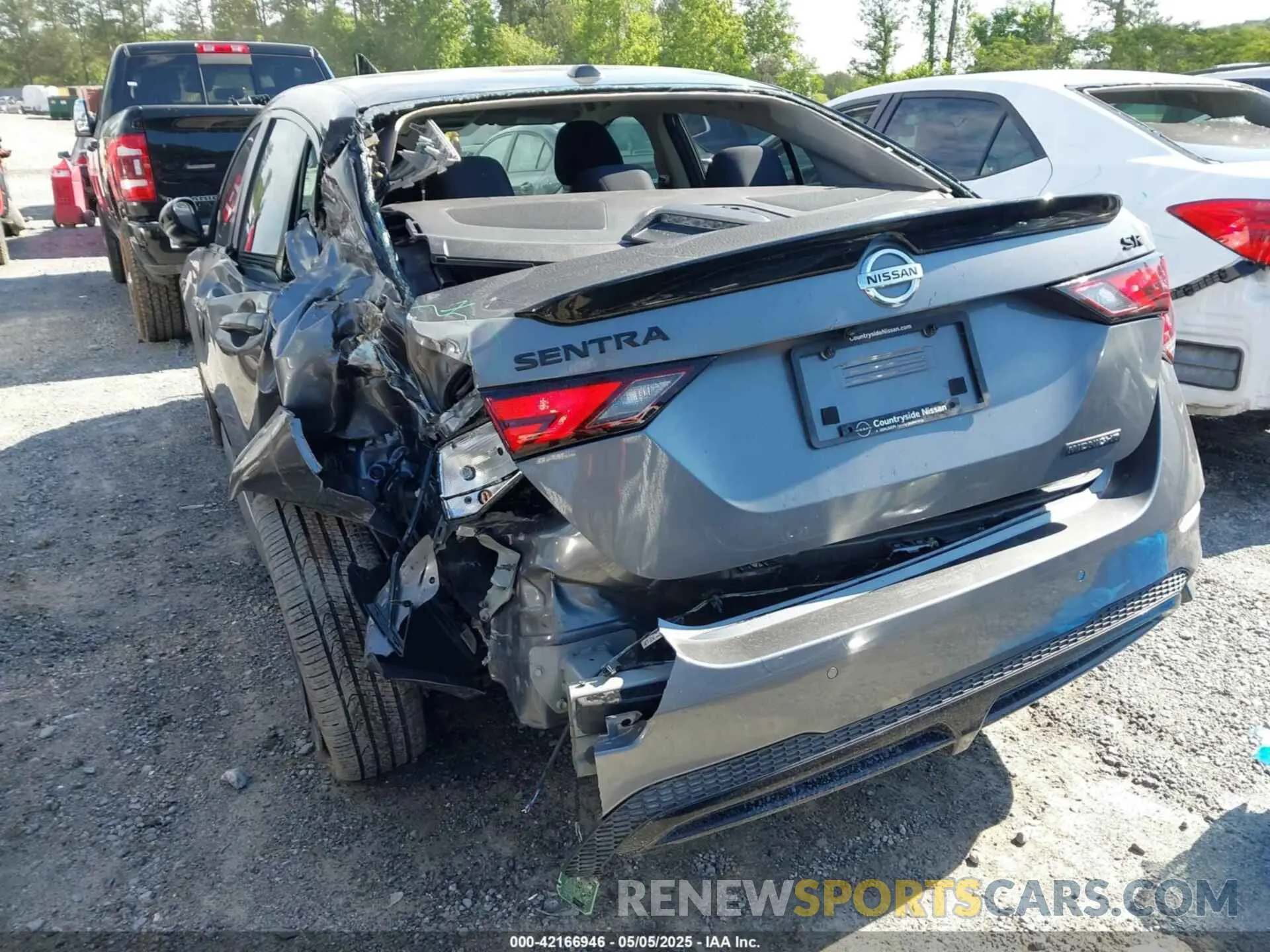 19 Photograph of a damaged car 3N1AB8DV1NY313514 NISSAN SENTRA 2022