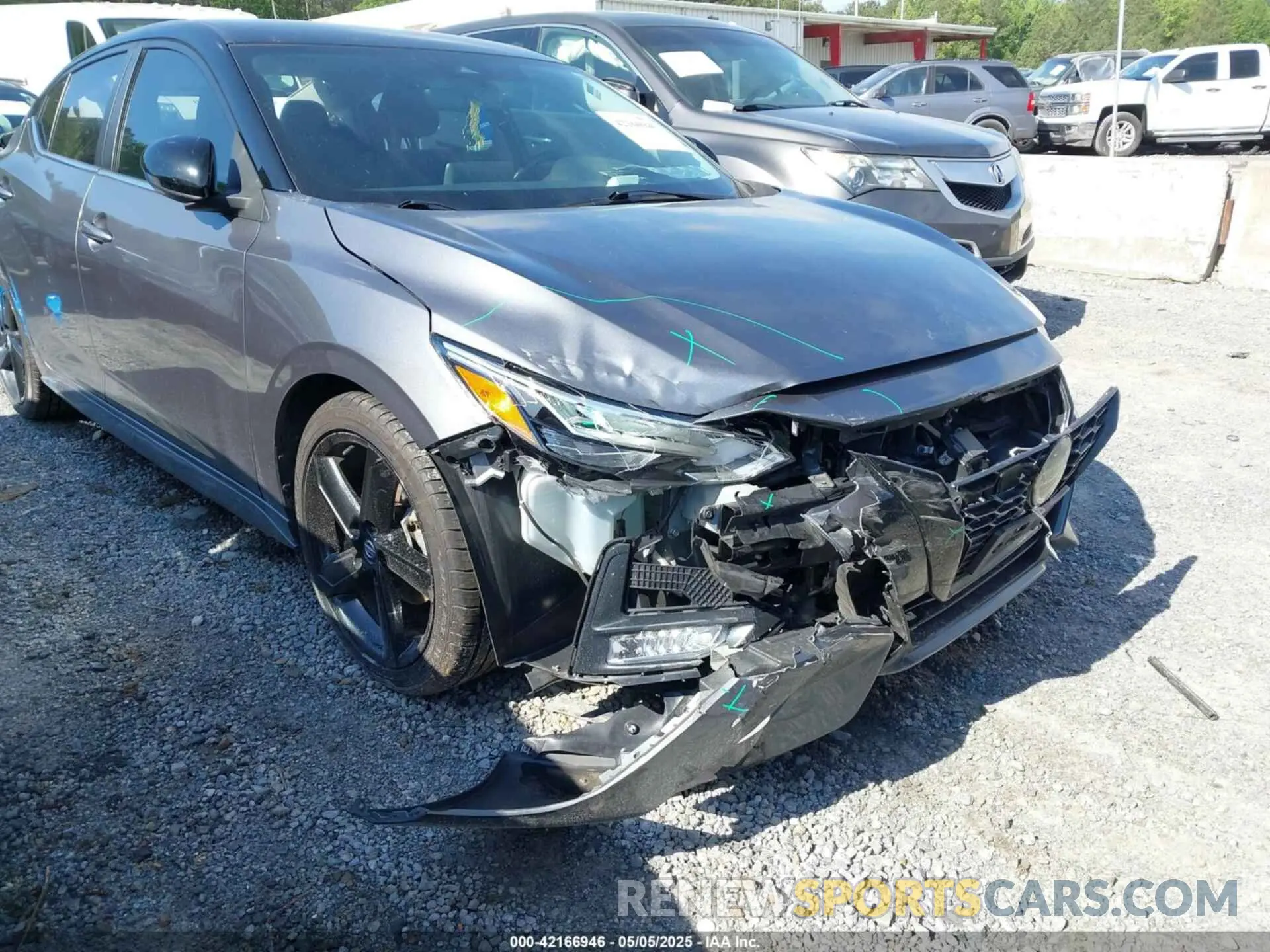 6 Photograph of a damaged car 3N1AB8DV1NY313514 NISSAN SENTRA 2022