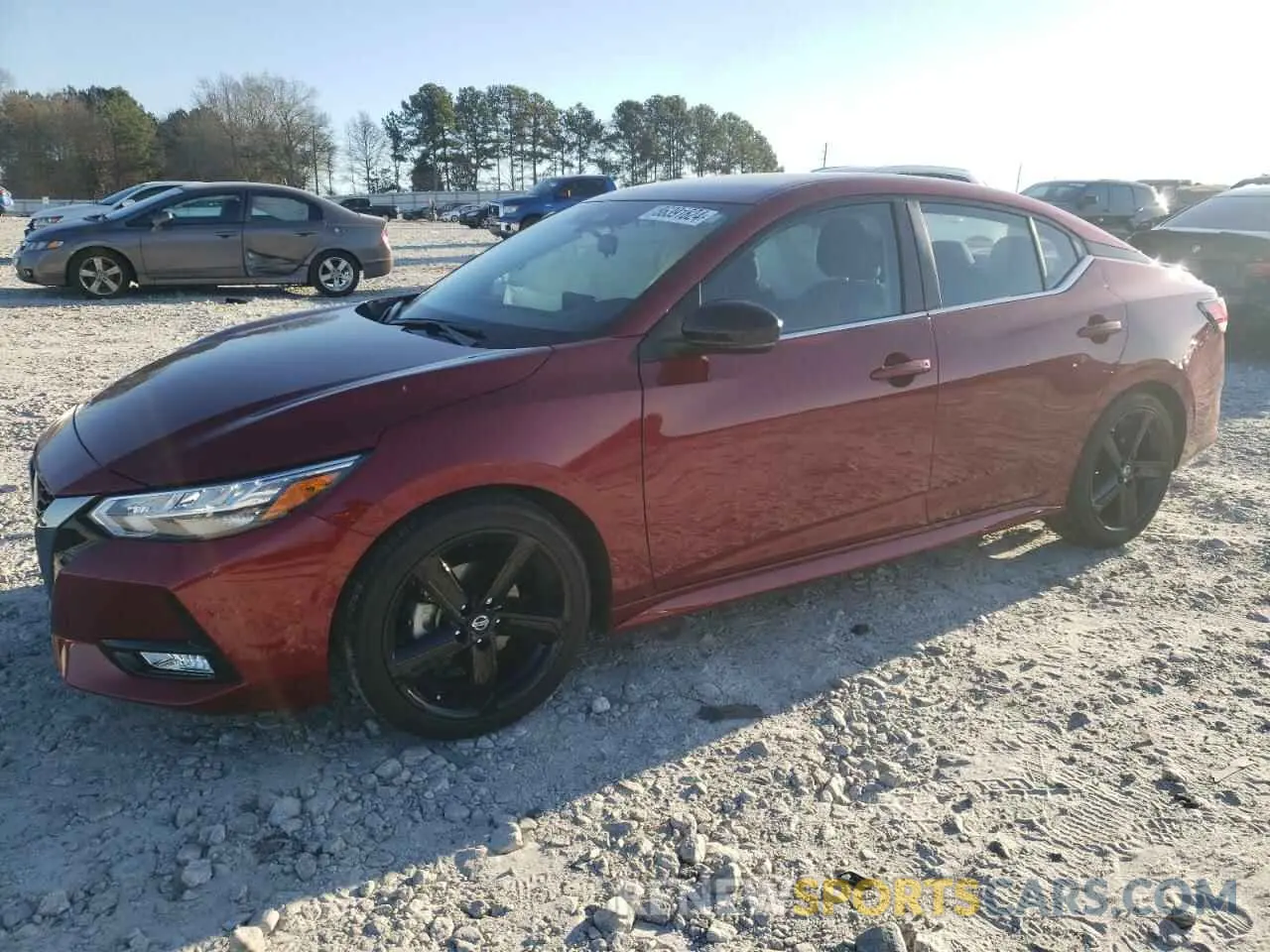 1 Photograph of a damaged car 3N1AB8DV1NY315733 NISSAN SENTRA 2022
