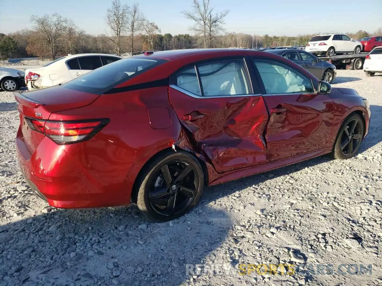 3 Photograph of a damaged car 3N1AB8DV1NY315733 NISSAN SENTRA 2022