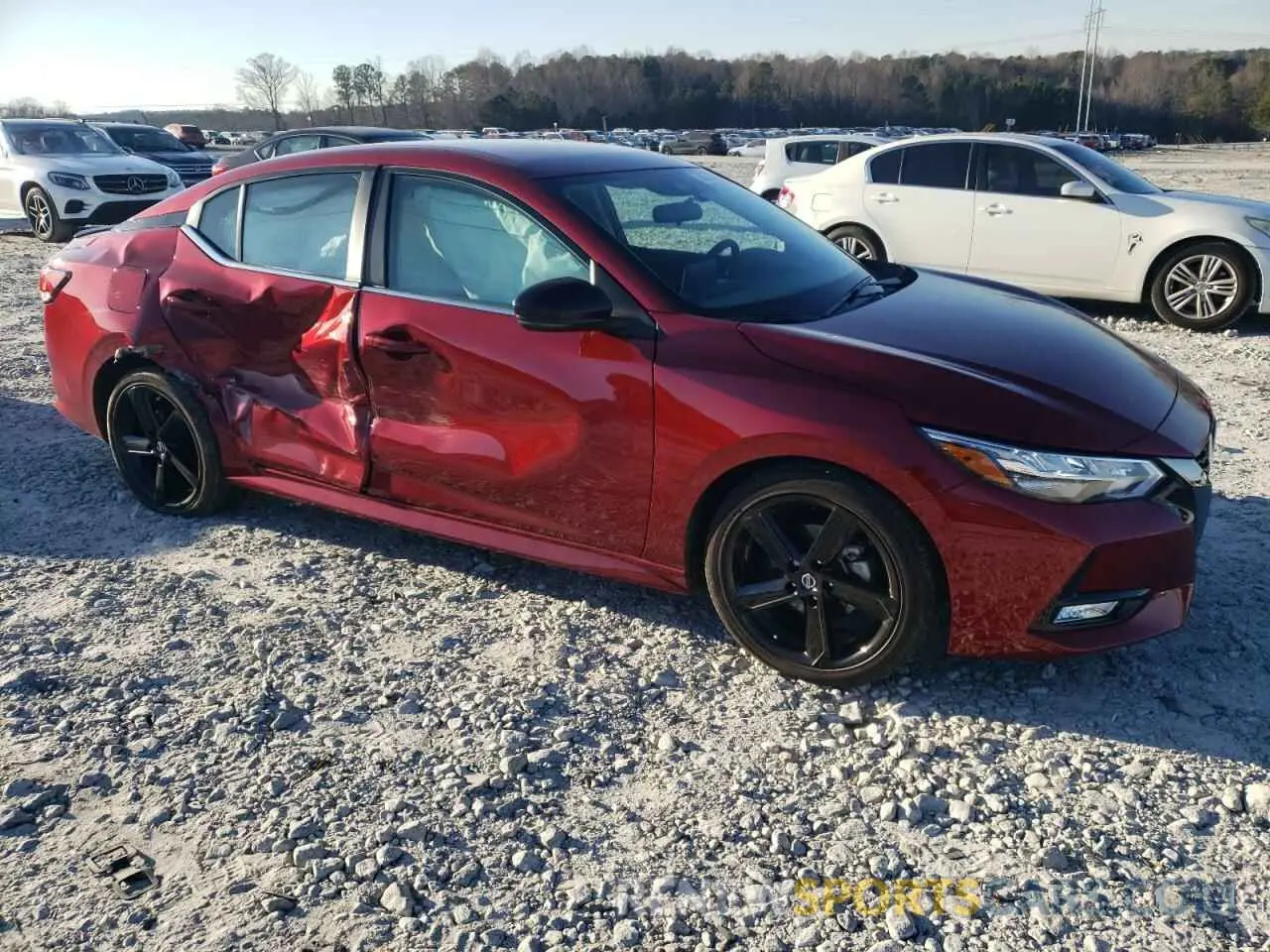 4 Photograph of a damaged car 3N1AB8DV1NY315733 NISSAN SENTRA 2022