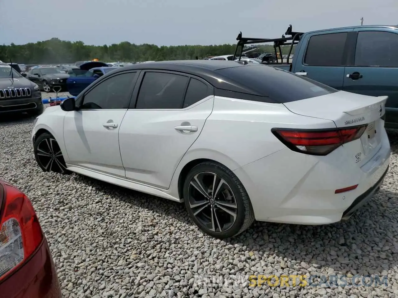 2 Photograph of a damaged car 3N1AB8DV2NY209291 NISSAN SENTRA 2022