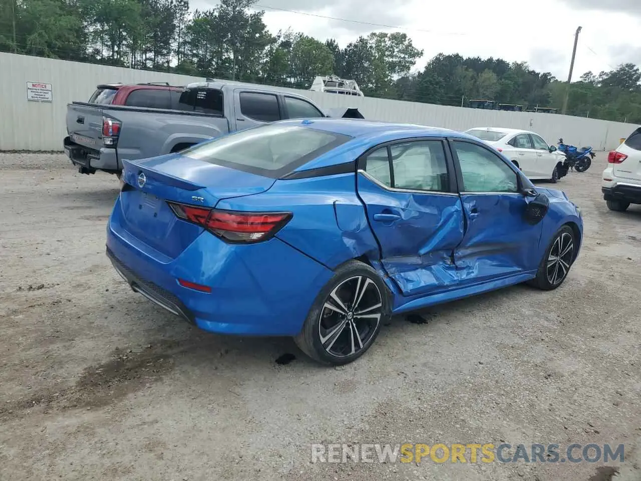 3 Photograph of a damaged car 3N1AB8DV2NY235647 NISSAN SENTRA 2022