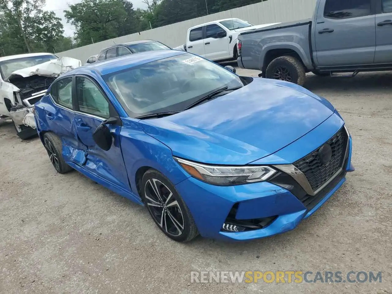 4 Photograph of a damaged car 3N1AB8DV2NY235647 NISSAN SENTRA 2022