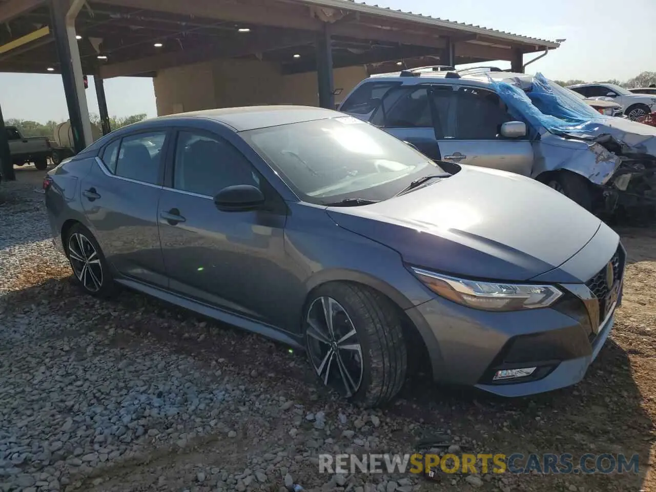 4 Photograph of a damaged car 3N1AB8DV2NY295959 NISSAN SENTRA 2022