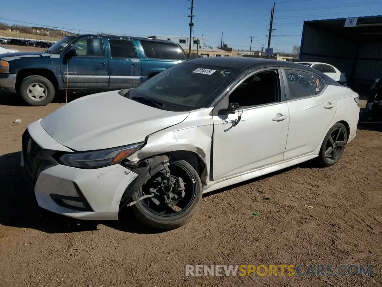 1 Photograph of a damaged car 3N1AB8DV2NY299557 NISSAN SENTRA 2022