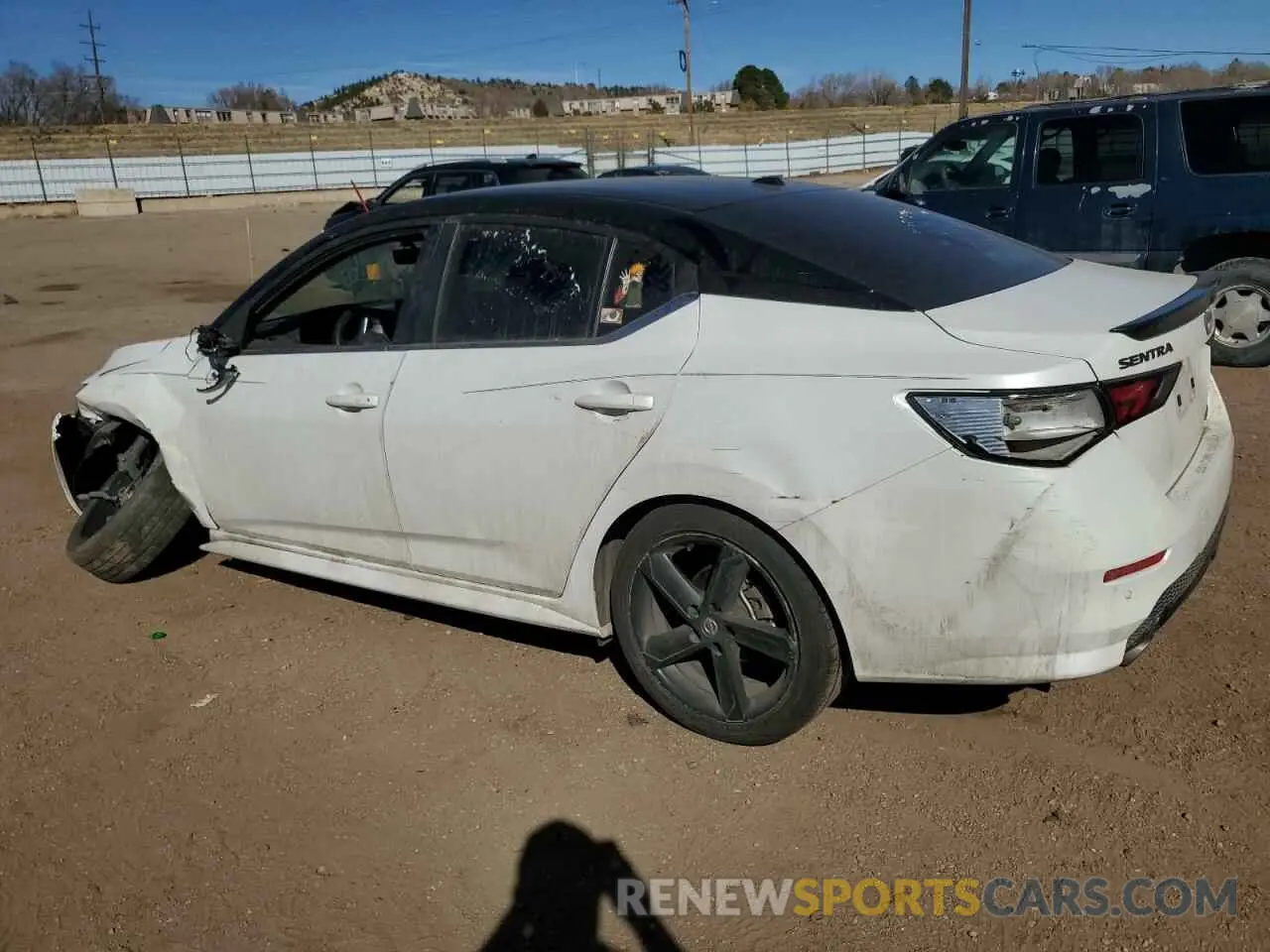 2 Photograph of a damaged car 3N1AB8DV2NY299557 NISSAN SENTRA 2022