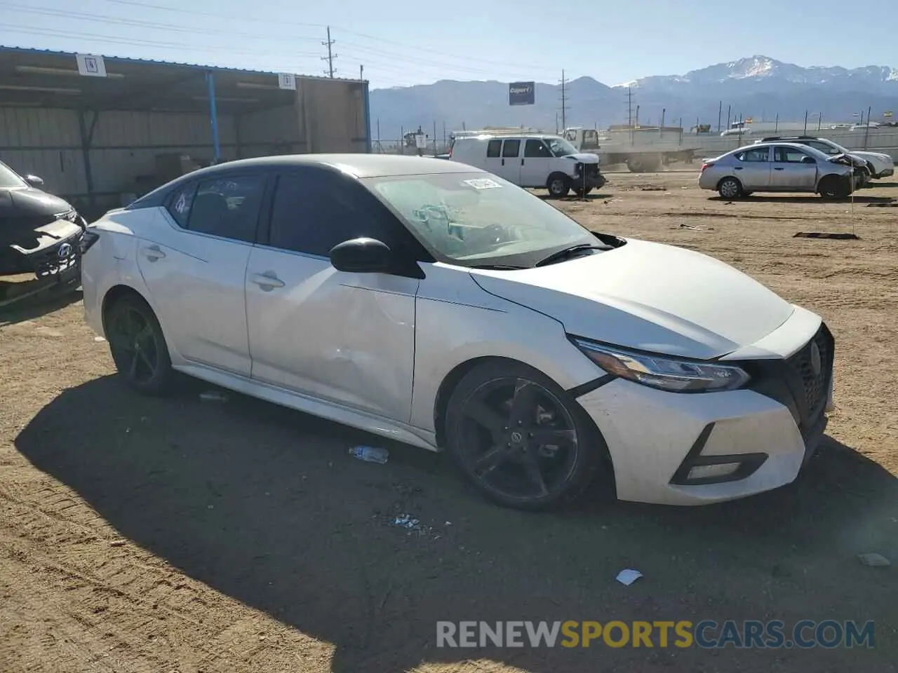 4 Photograph of a damaged car 3N1AB8DV2NY299557 NISSAN SENTRA 2022