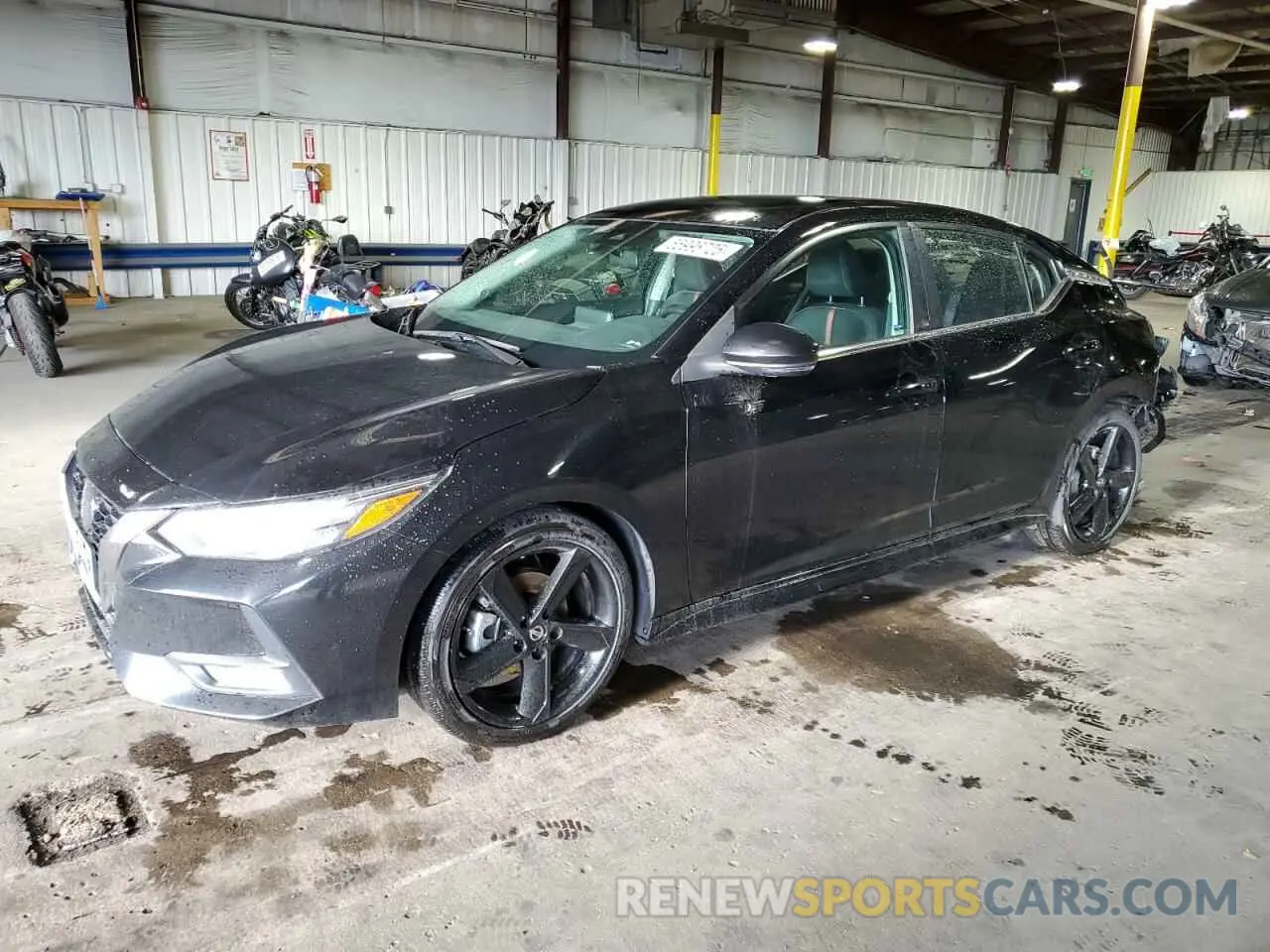 1 Photograph of a damaged car 3N1AB8DV3NY204827 NISSAN SENTRA 2022