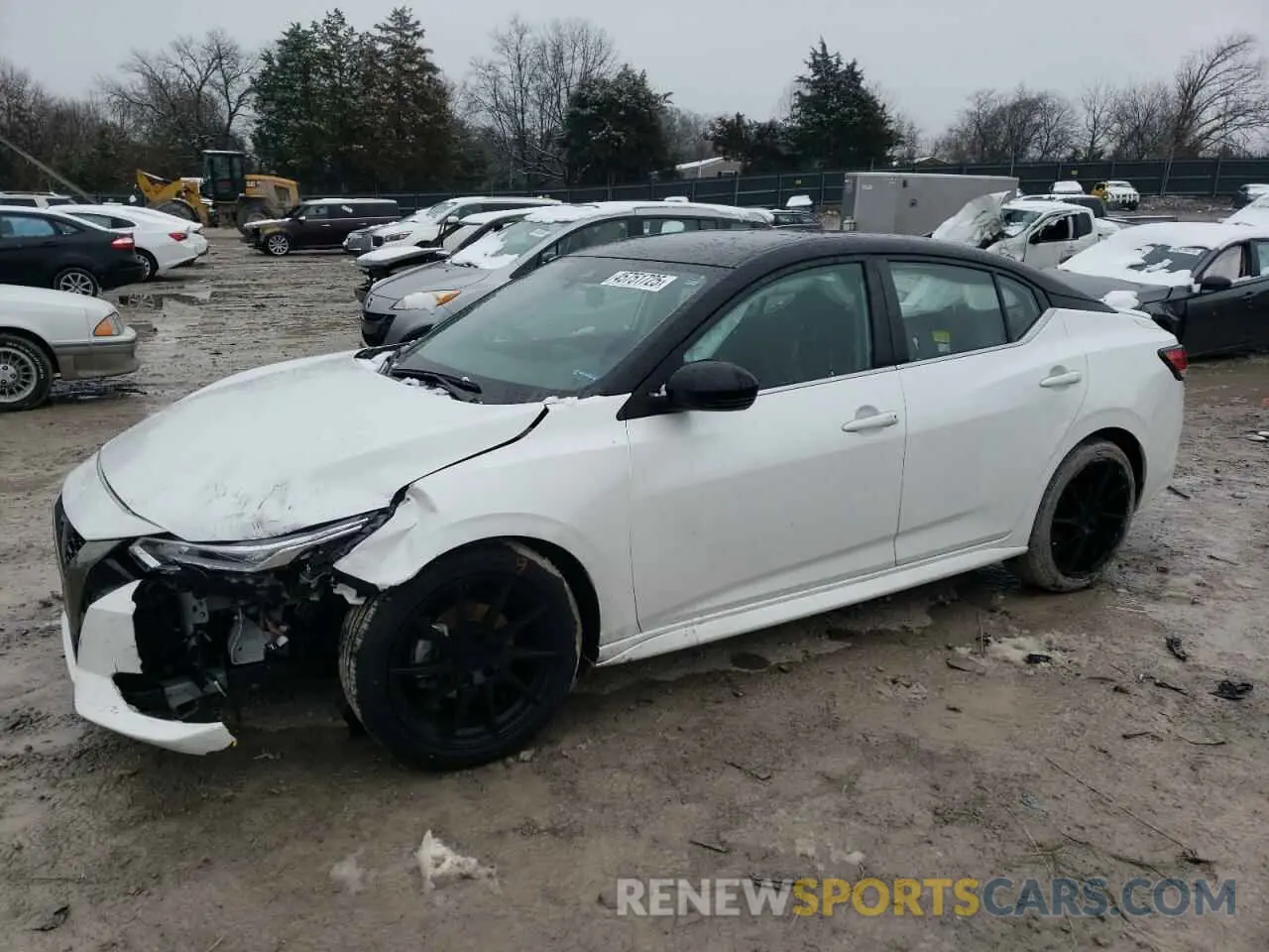 1 Photograph of a damaged car 3N1AB8DV3NY285294 NISSAN SENTRA 2022
