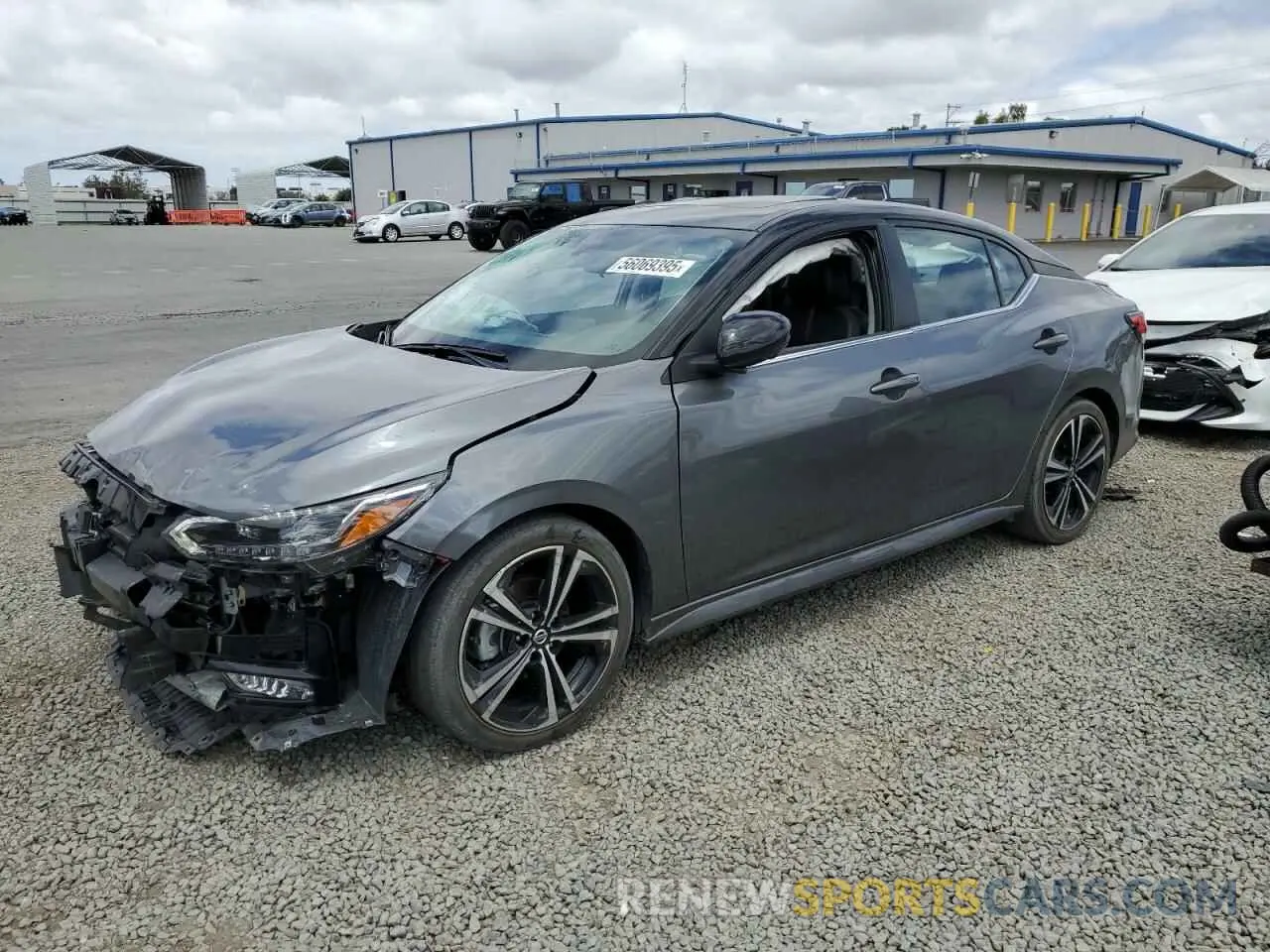 1 Photograph of a damaged car 3N1AB8DV3NY287532 NISSAN SENTRA 2022